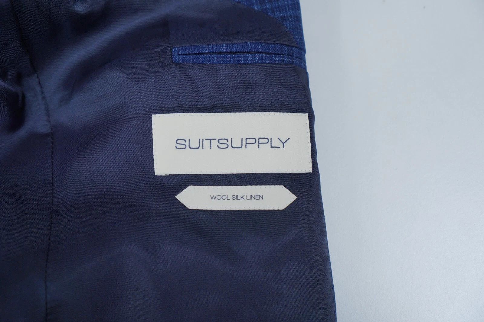 Suitsupply Men Suitsupply Blazer Wool Linen Lazio Single Breasted US34 Size 34R - 6 Thumbnail