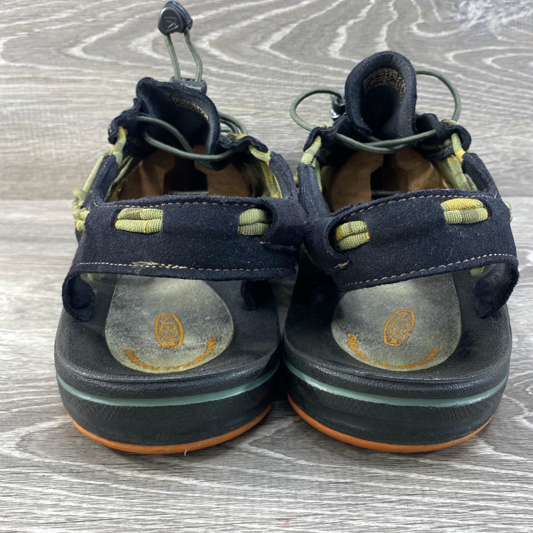 KEEN Keen UNEEK Mens 14 Woven Bungee Cord Water Hike Sandals Braided Drawstring Green Sandal Men UK 13 US 14 EU 47.5 Size ONE SIZE - 6 Thumbnail