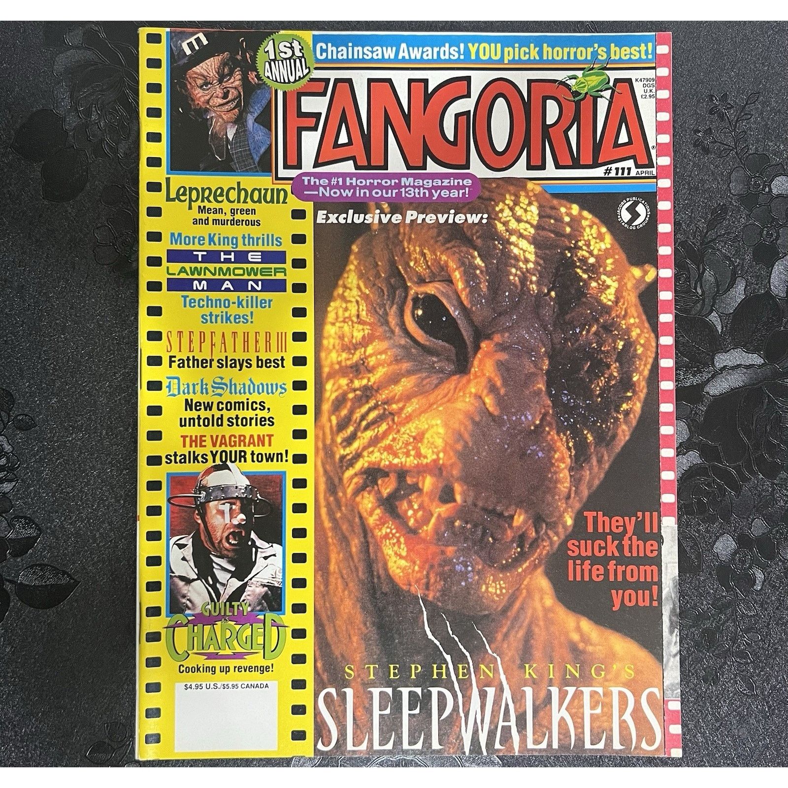 DC Comics Fangoria Magazine # 111 Apr 1992 Stephen King Sleep Walkers Size ONE SIZE - 1 Thumbnail