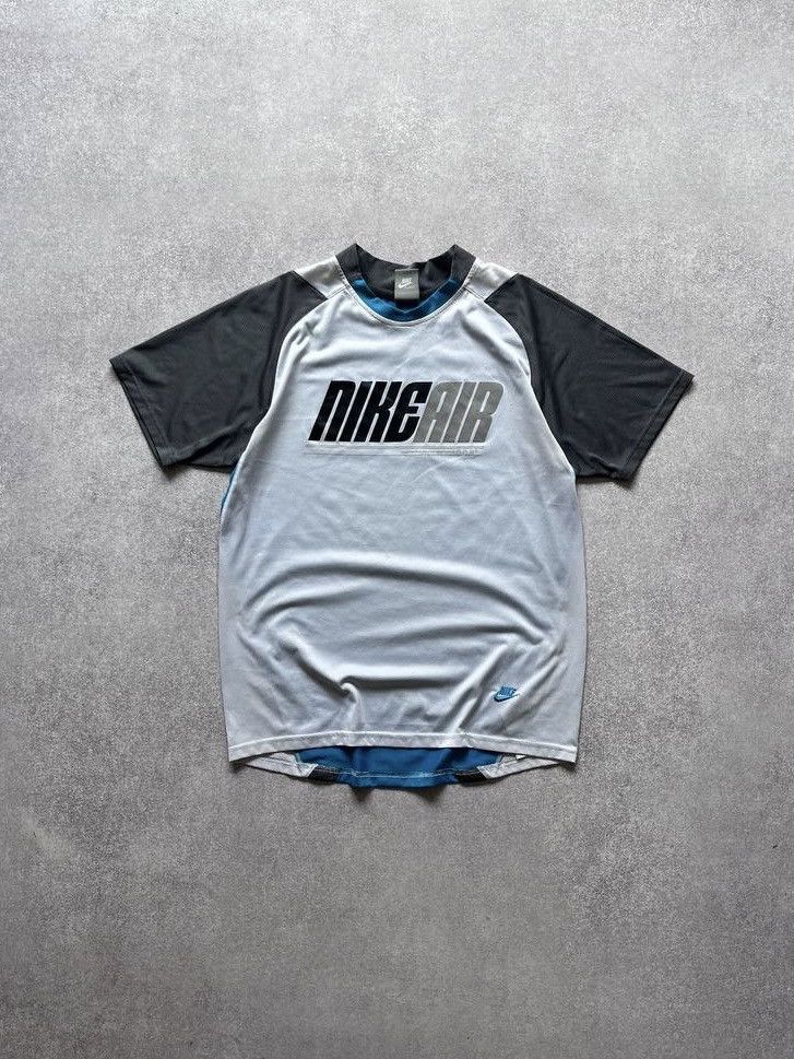 Nike × Vintage Vintage Nike Swoosh Boxy T-shirt Y2K M Size US M / EU 48-50 / 2 - 1 Thumbnail