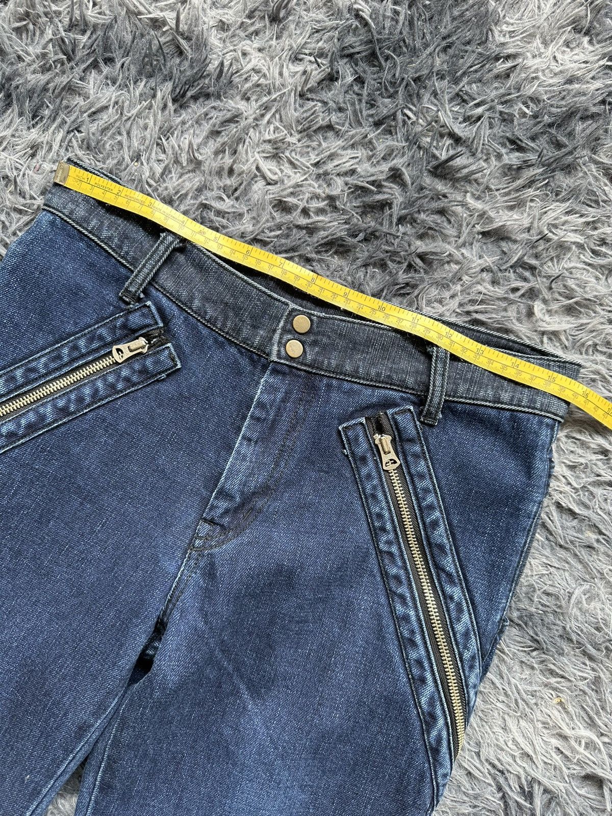 Japanese Brand Bloomy Asterisk hybrid indigo dyed denim Size US 31 - 14 Thumbnail