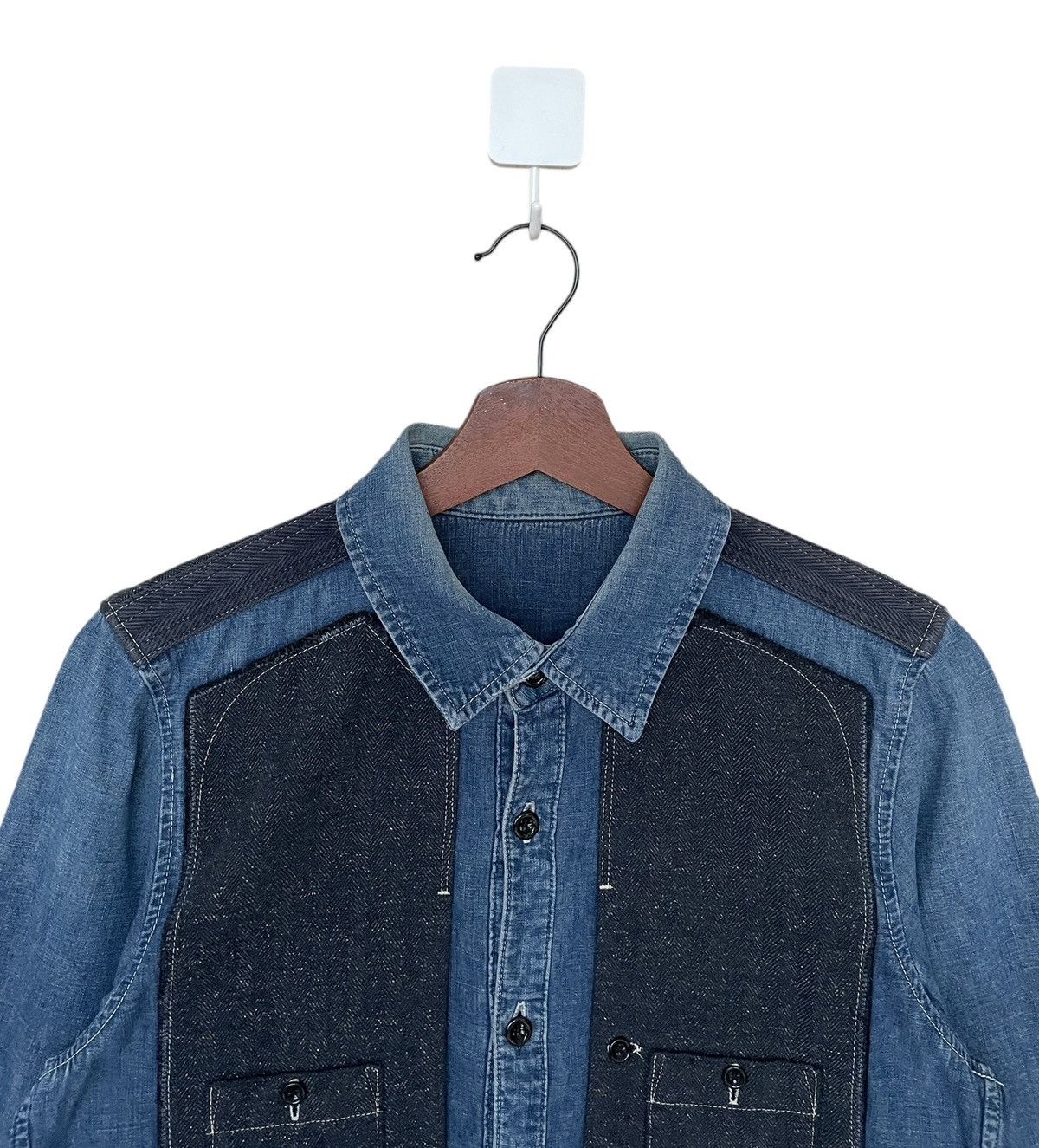 Marithe + Francois Girbaud × Vintage Vintage Japanese Brand Marithe Francois Girbaud Shirt 1990s Size US S / EU 44-46 / 1 - 3 Thumbnail