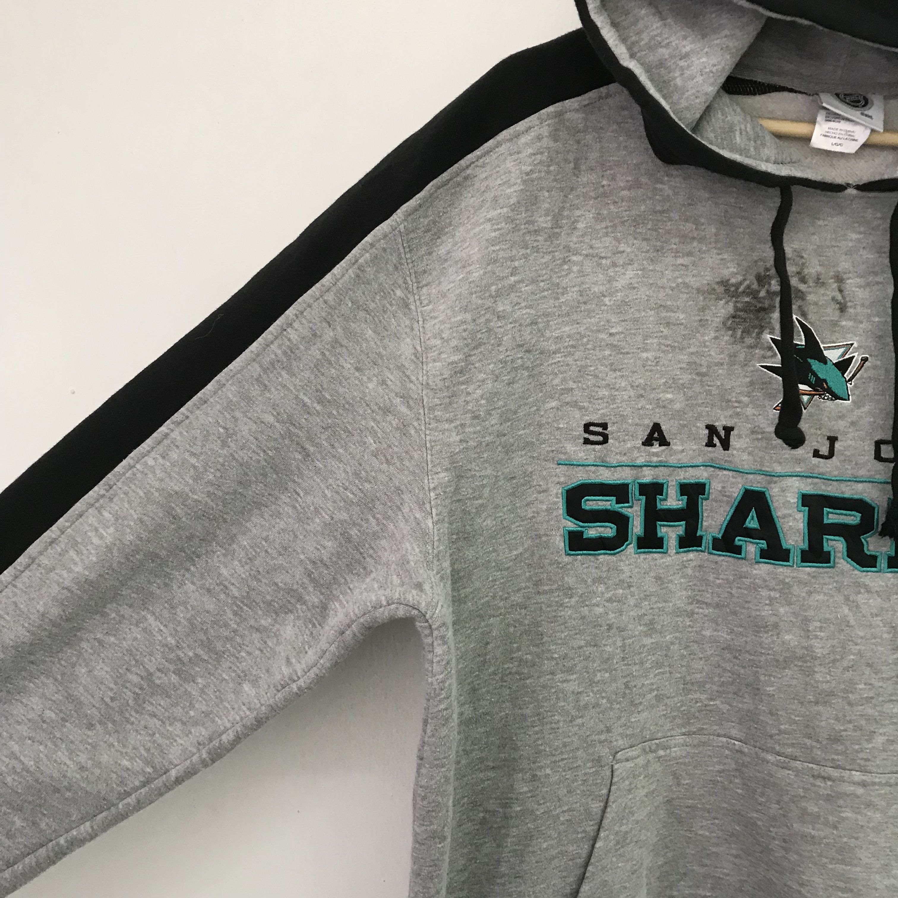 Vintage San Jose Sharks Gray Sweater - 522 Size US L / EU 52-54 / 3 - 4 Thumbnail