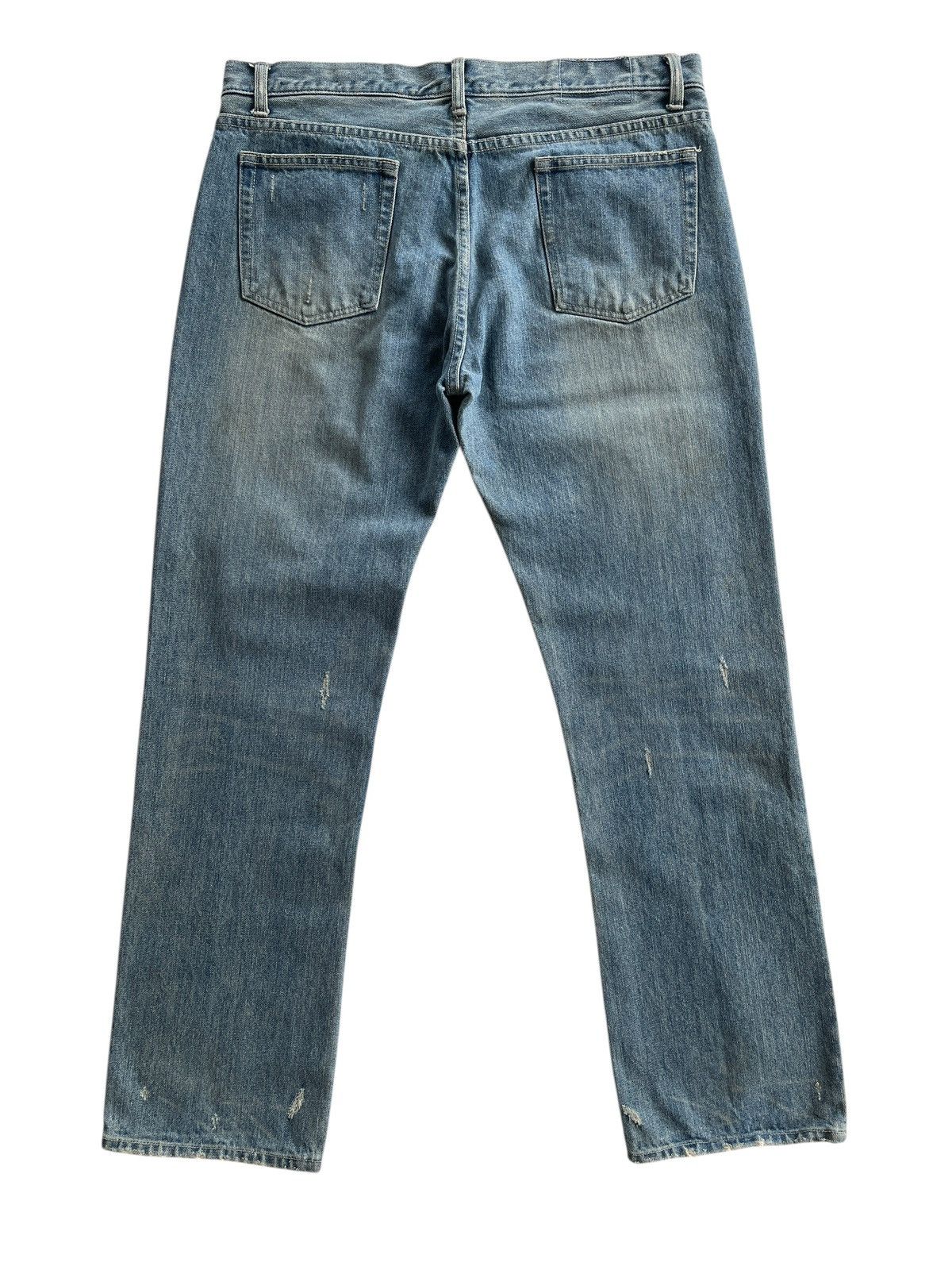 Japanese Brand Vintage Retro Girl Dirty Distressed Denim Jeans Streetwear Size 34" / US 12 / IT 48 - 4 Thumbnail