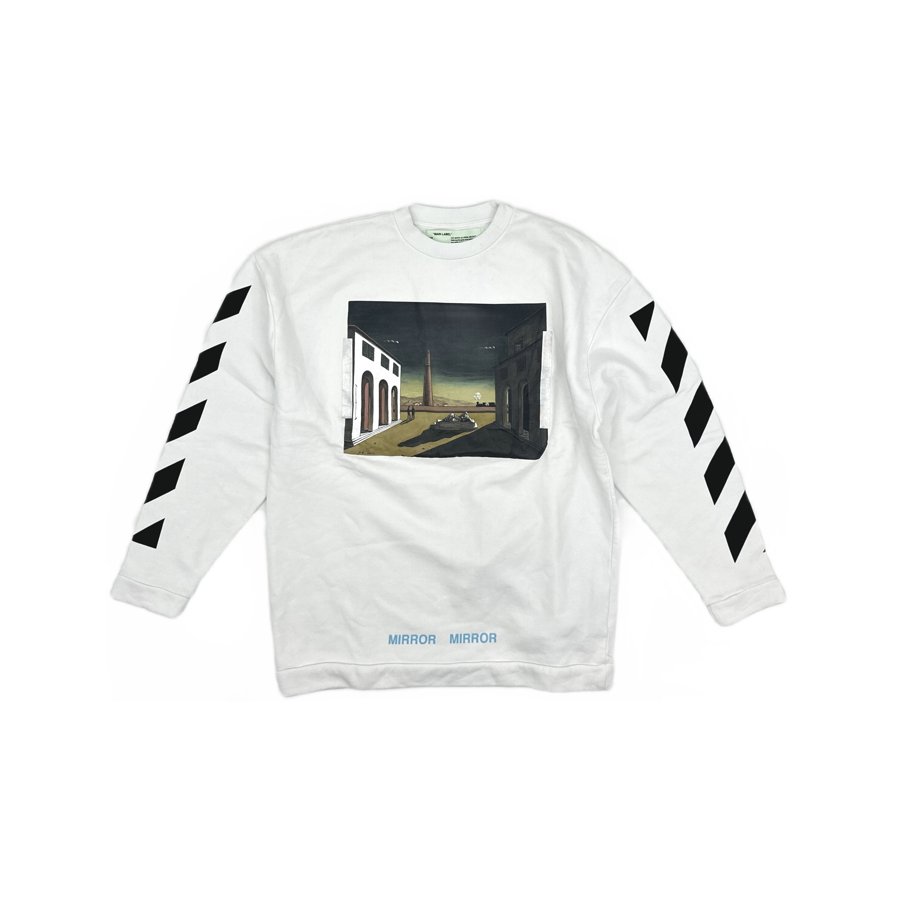 Off-White OFF-WHITE Chirico Print Sweatshirt Size XXS Size US XXS / EU 40 - 1 Thumbnail