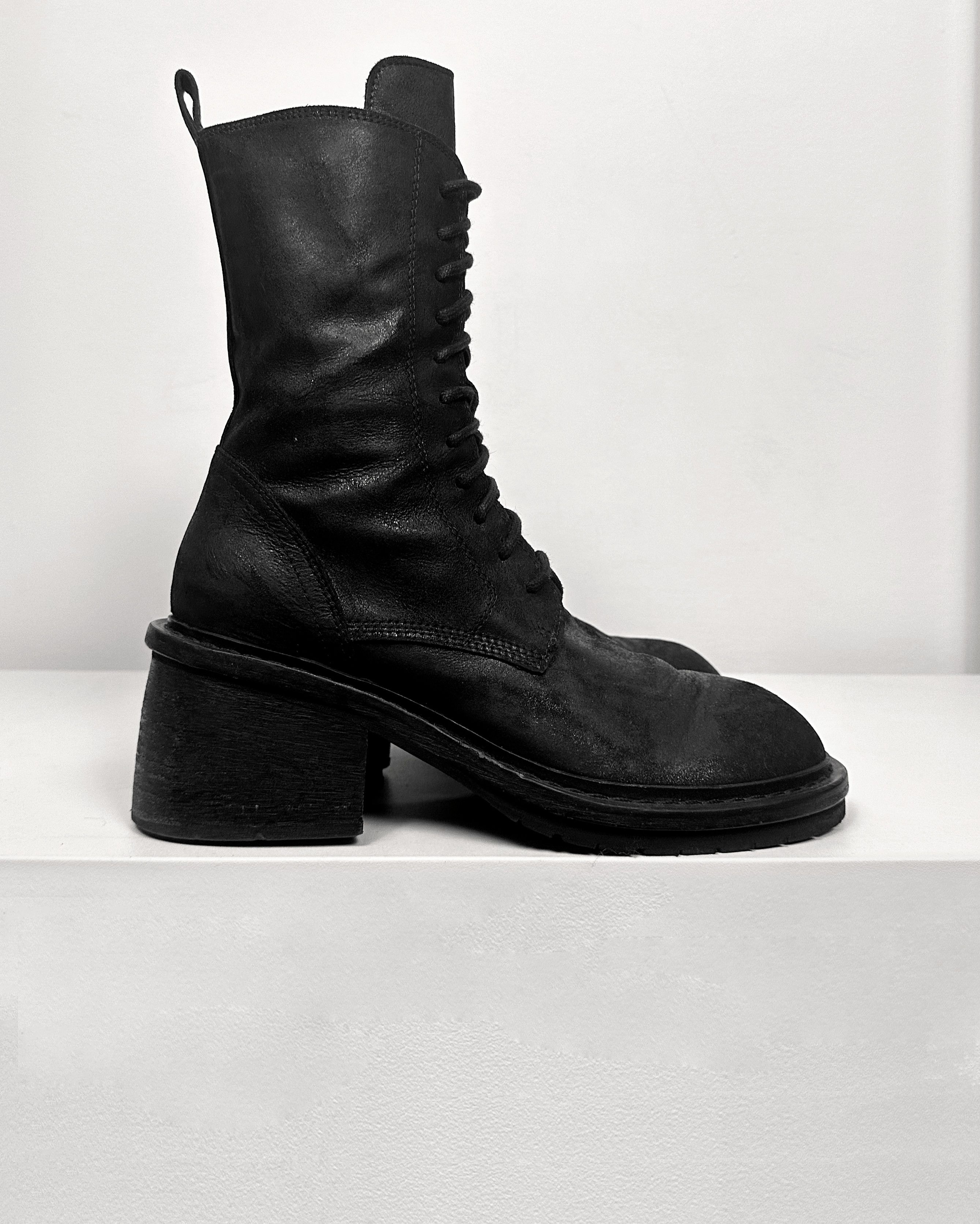 Ann Demeulemeester Ann Demeulemeester Shearling Leather Heike Boots Size US 7 / EU 40 - 3 Thumbnail