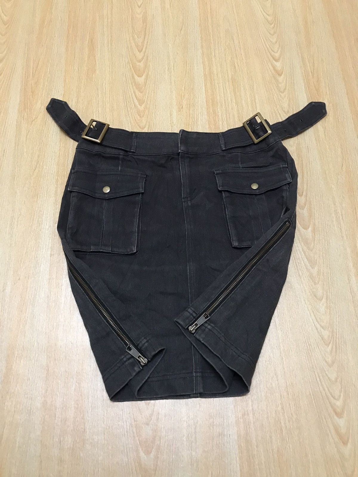 Japanese Brand Vintage Kirke Japanese Brand Denim Mini Skirts Made In Japan Size 28" / US 6 / IT 42 - 4 Thumbnail
