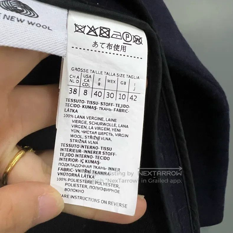 Max Mara Max Mara Navy Double-breasted Coat Size XS / US 0-2 / IT 36-38 - 4 Thumbnail