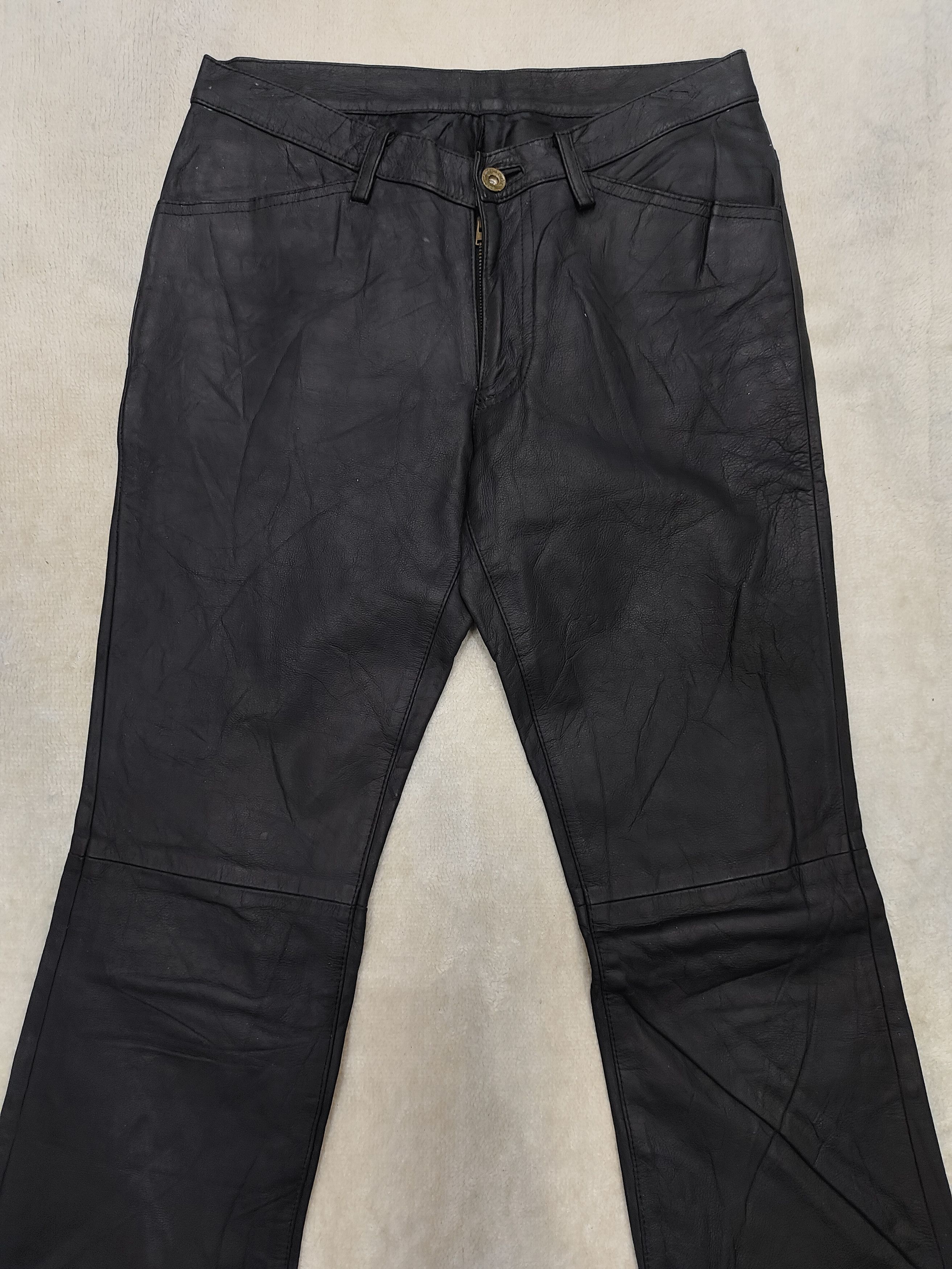 ADAM ET ROPE 🇯🇵 Vtg Adam et Rope 🇯🇵 Leather Pants Size US 29 - 2 Thumbnail