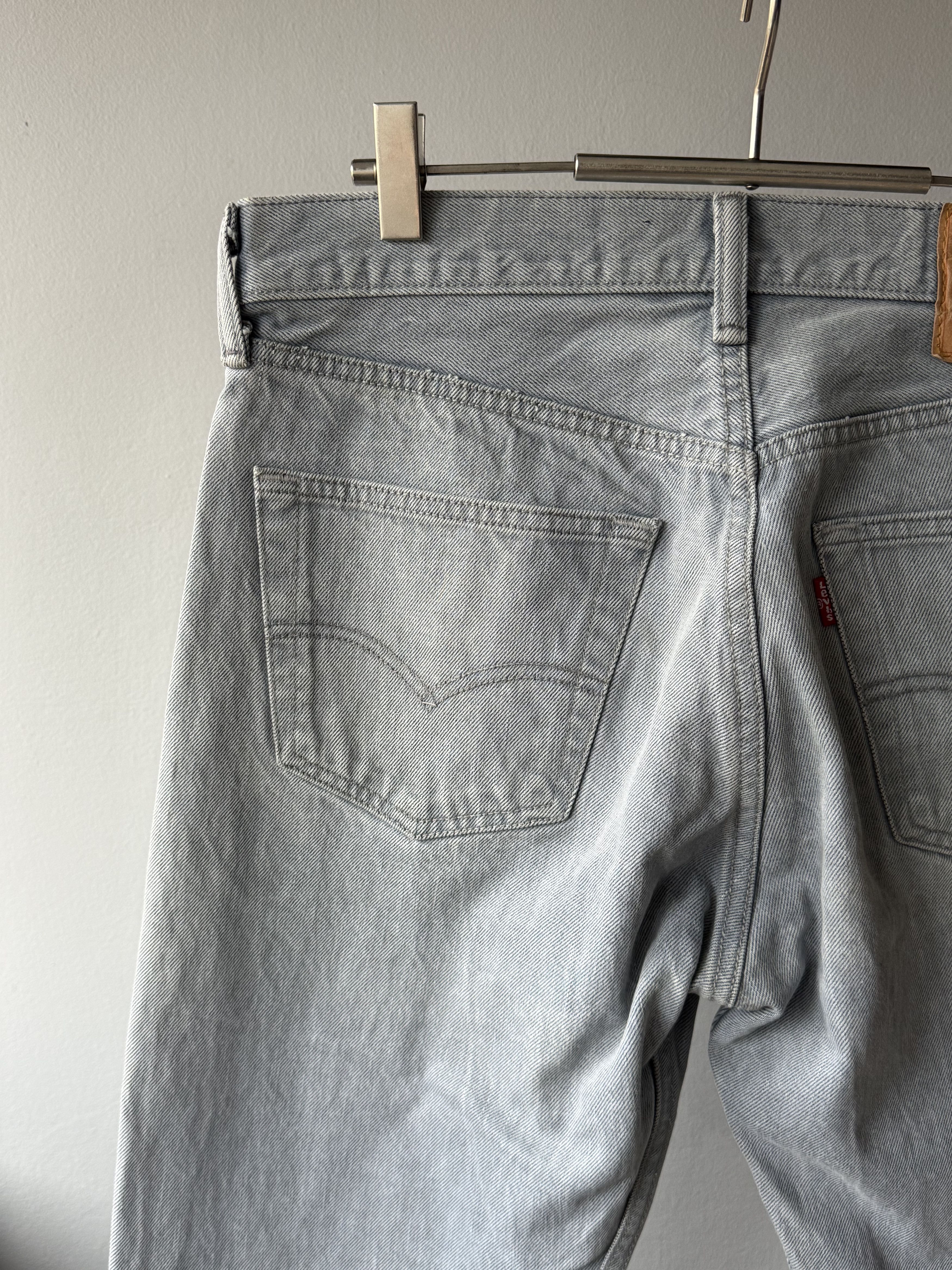 Levi's × Levi's Vintage Clothing × Vintage Vintage Levi's 501 Gray Cotton Denim Jeans Made In Mexico Size US 32 / EU 48 - 6 Thumbnail