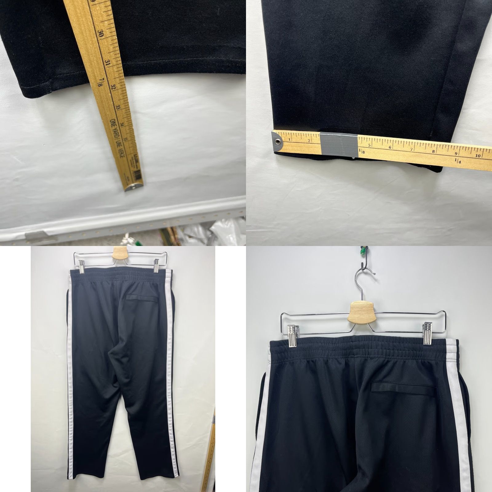 Nike VINTAGE Nike Track Sweatpants Pants Men L Black Sweatpants Nike Drawstring Activewear 90s (Vintage) Mens Size US 33 - 8 Thumbnail