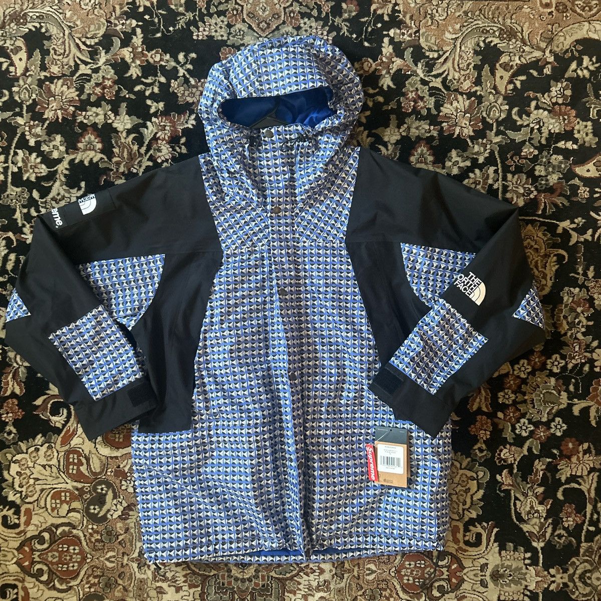 Supreme Supreme The North Face Denim Dot Shot Jacket Small TNF