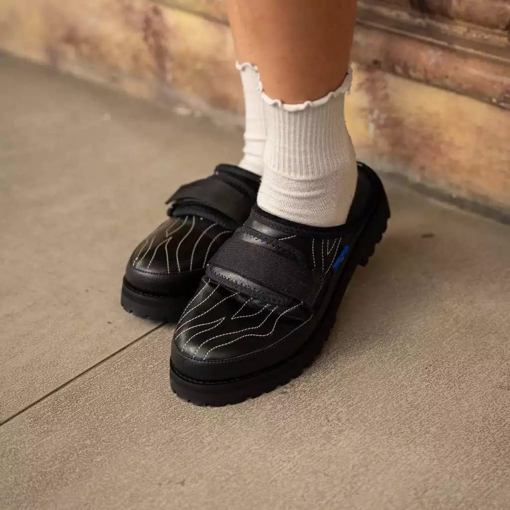 Designer × Leather Mule Sandal Black Leather Size US 8 / EU 41 - 3 Thumbnail