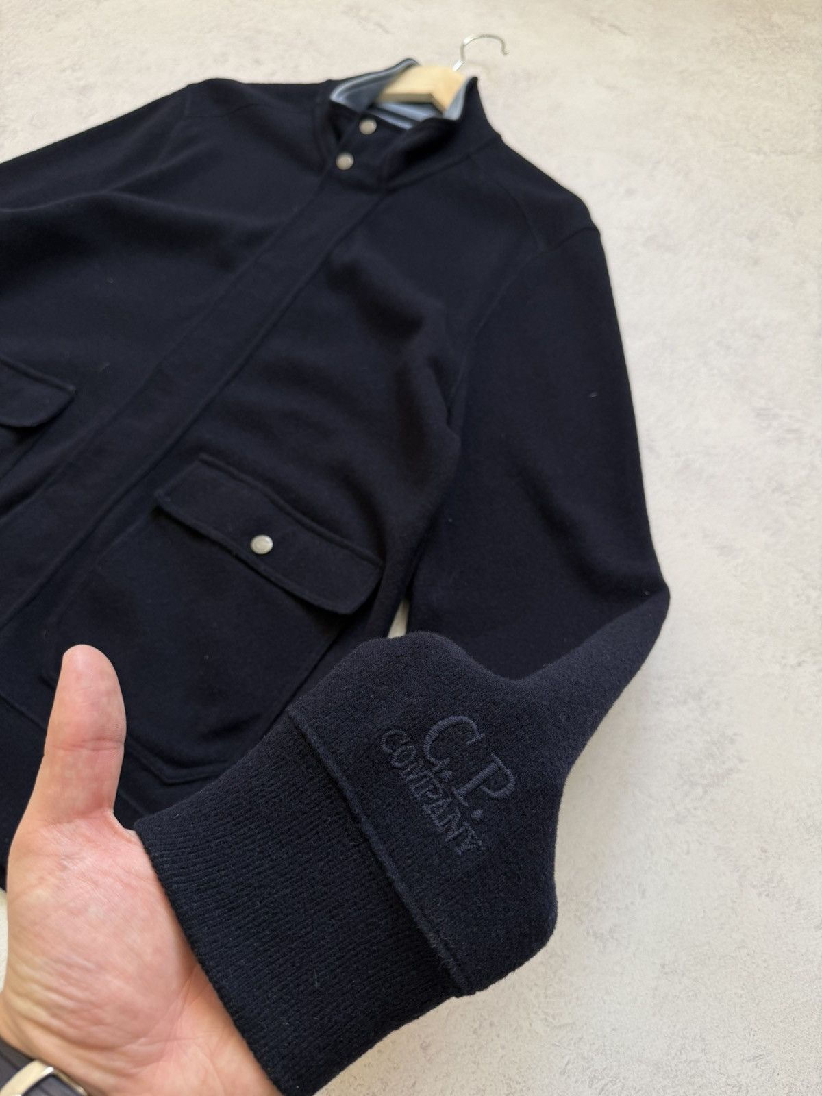 C.P. Company C.P. Company Wool Bomber Jacket Embroidered Logo Size XXL Size US XXL / EU 58 / 5 - 5 Thumbnail