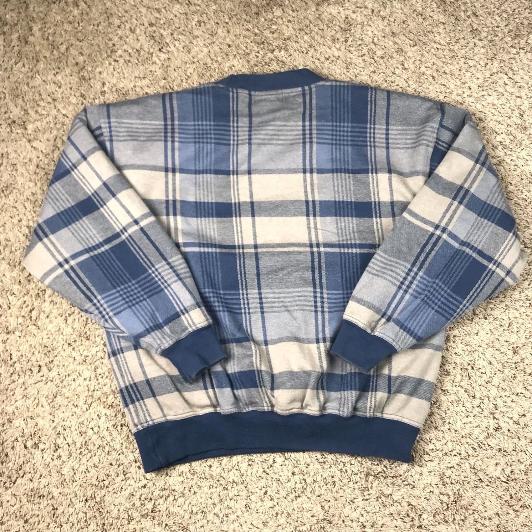 Titleist VINTAGE Titleist By Corbin Plaid Golf Crewneck Sweatshirt Men M Blue 90s Golf Vintage Plain? Size US M / EU 48-50 / 2 - 3 Thumbnail