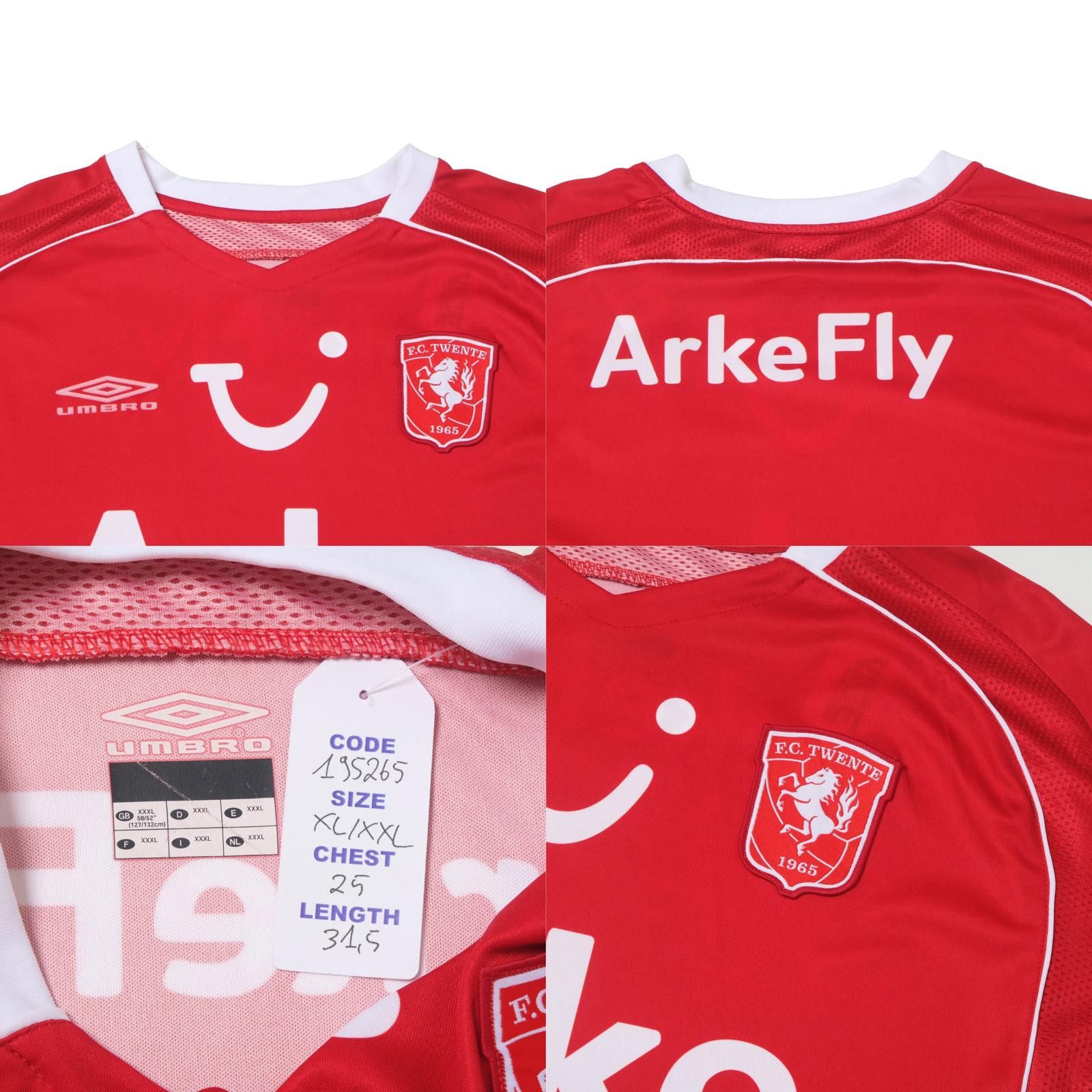 Umbro 2007/08 FC Twente Home Shirt Umbro (XXL) Size US XXL / EU 58 / 5 - 4 Thumbnail