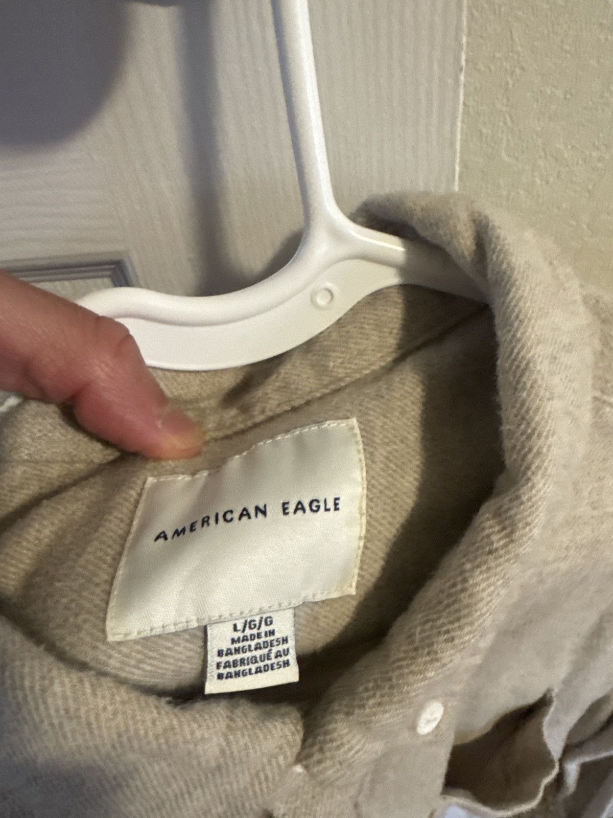 American Eagle Outfitters American Eagle Biege Button Up Size US L / EU 52-54 / 3 - 2 Thumbnail