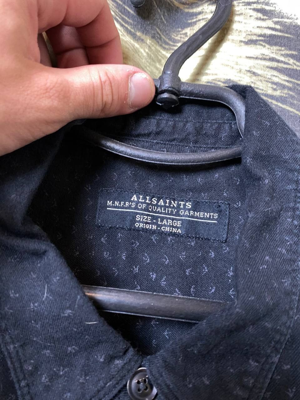 Allsaints Allsaints Shirt Button-up Long Sleeve Logo Size US L / EU 52-54 / 3 - 2 Thumbnail