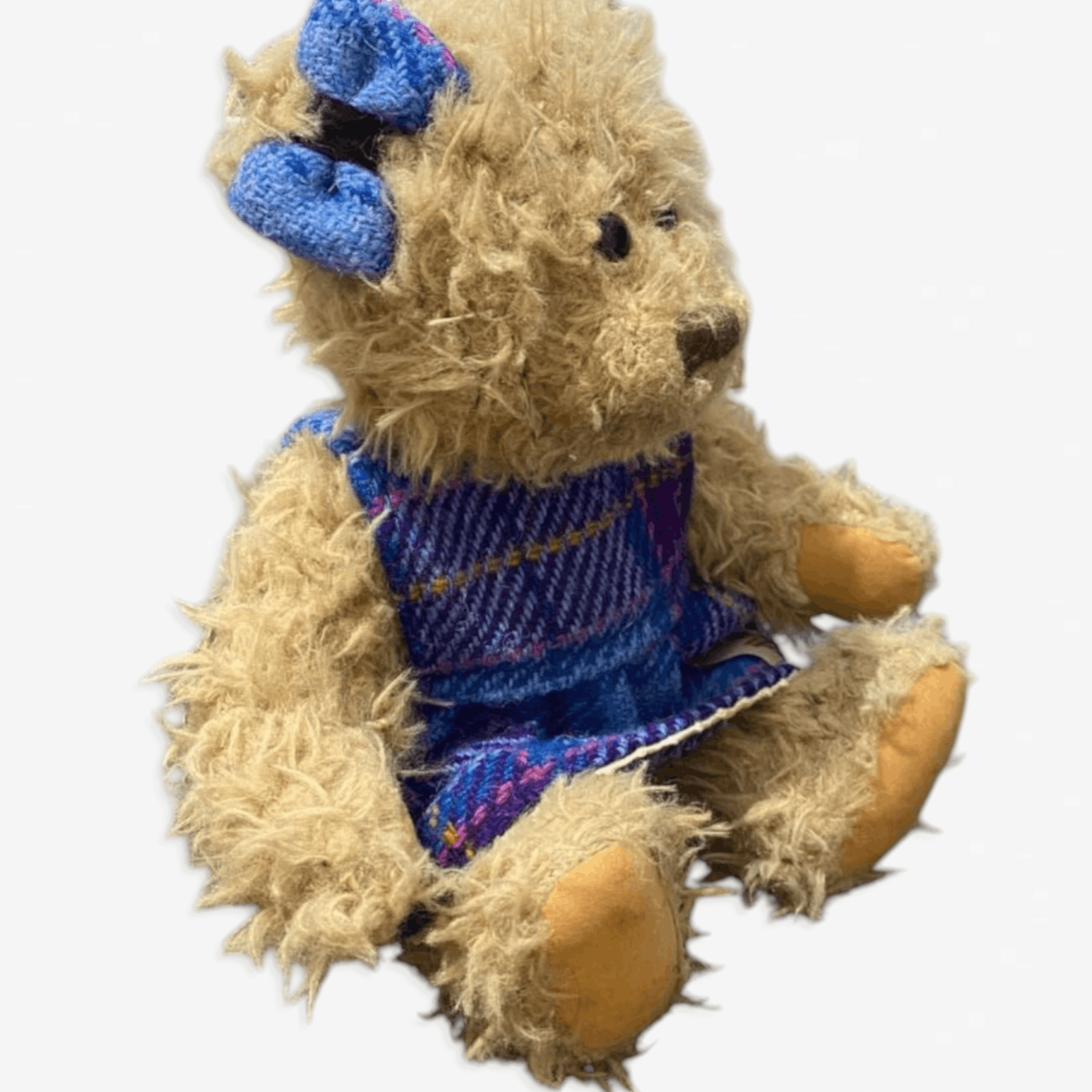 Harris Tweed × Vintage Vintage Harris Tweed Glen Appin Scottland Teddy Bear Size ONE SIZE - 4 Thumbnail