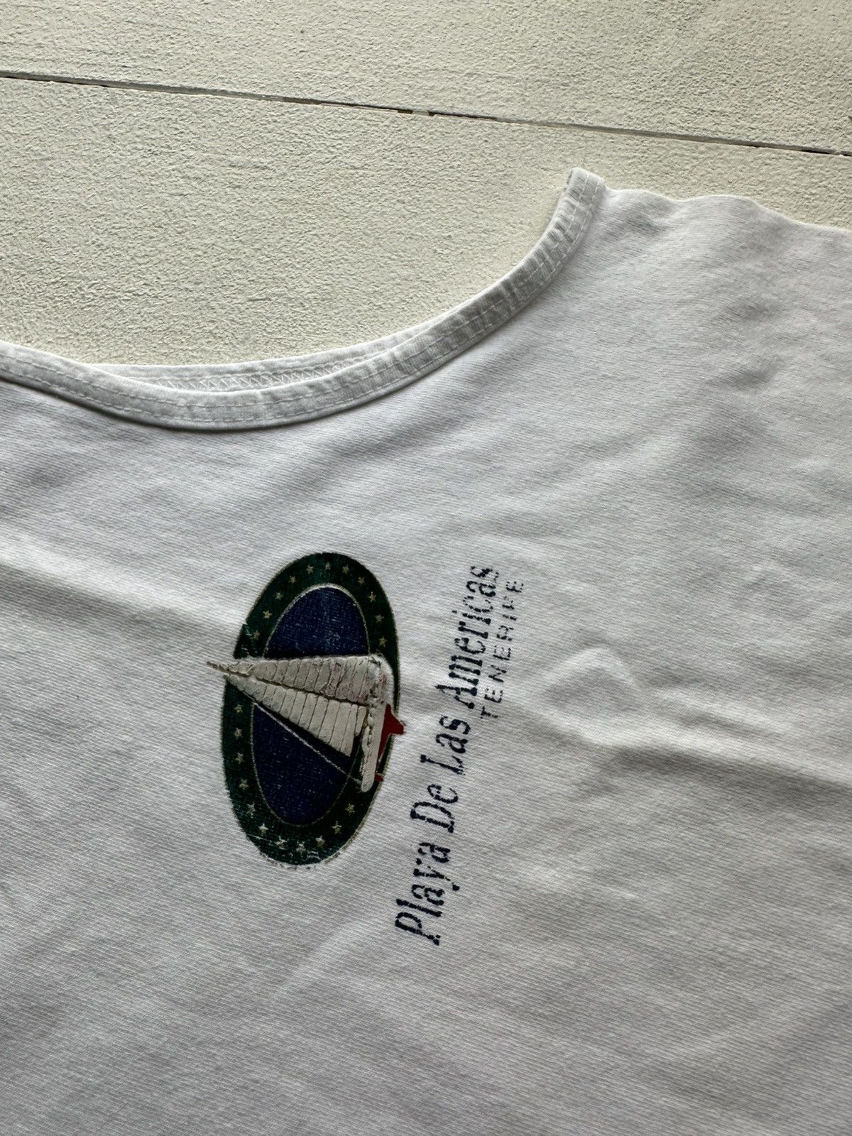 Vintage 🚨VNTG PLAYA DE LAS AMERICAS TENERIFE TANK MEN OCEAN SURF Size US L / EU 52-54 / 3 - 6 Thumbnail