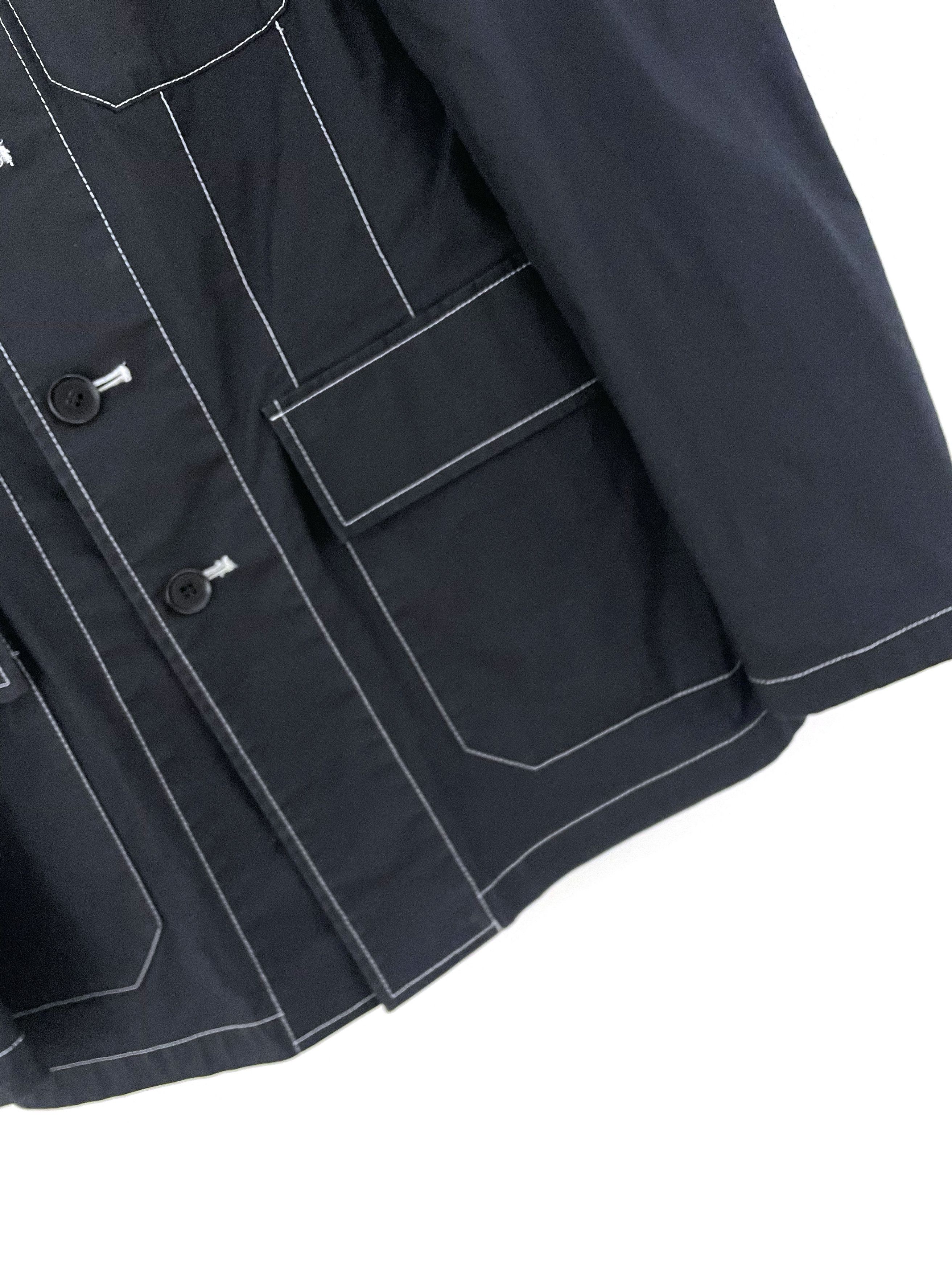Yohji Yamamoto AAR Contrast Stitch Jacket Size US M / EU 48-50 / 2 - 6 Thumbnail