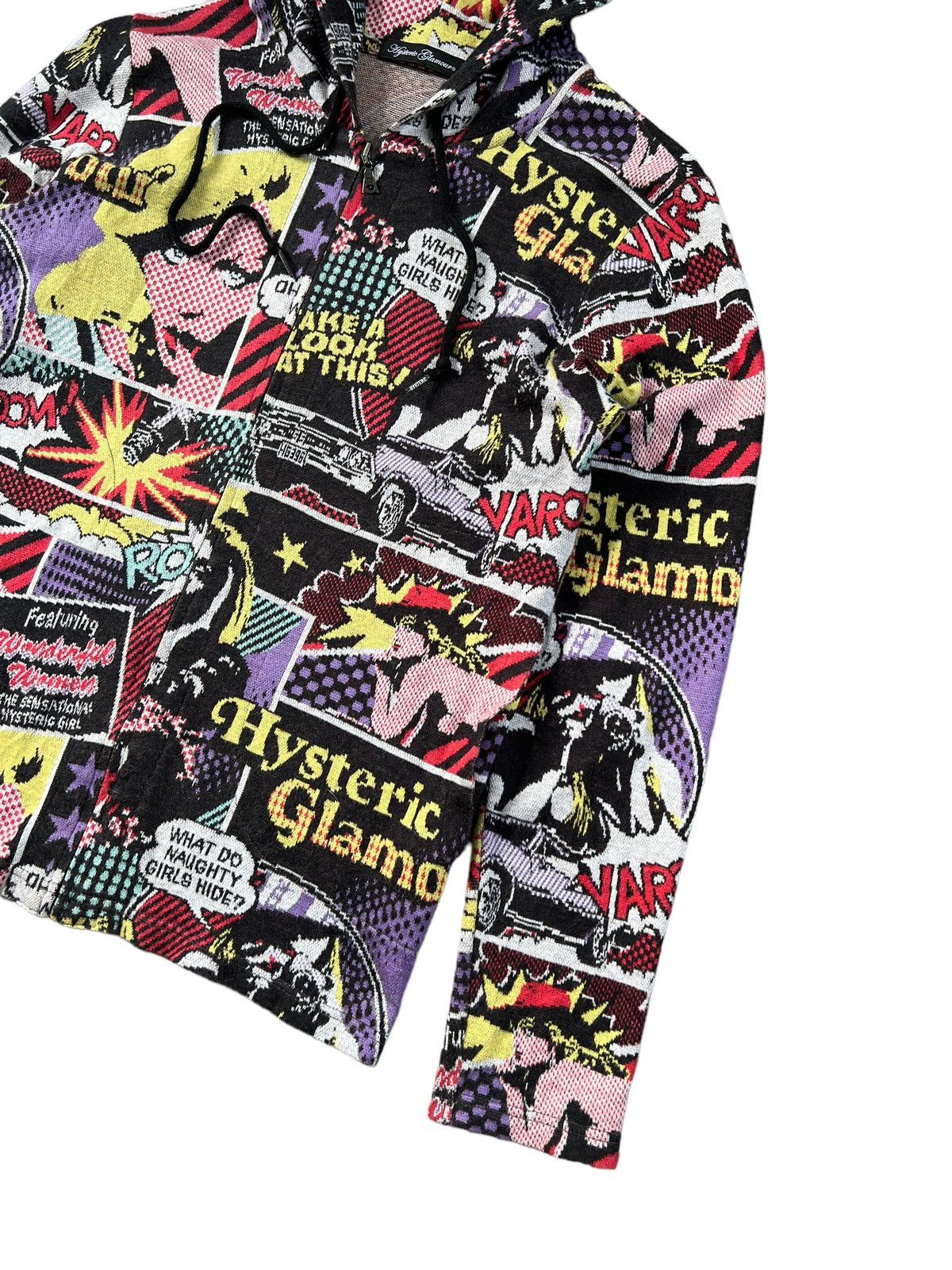 Hysteric Glamour Hysteric Glamour Overprint Zipper Hoodie Size S / US 4 / IT 40 - 3 Thumbnail