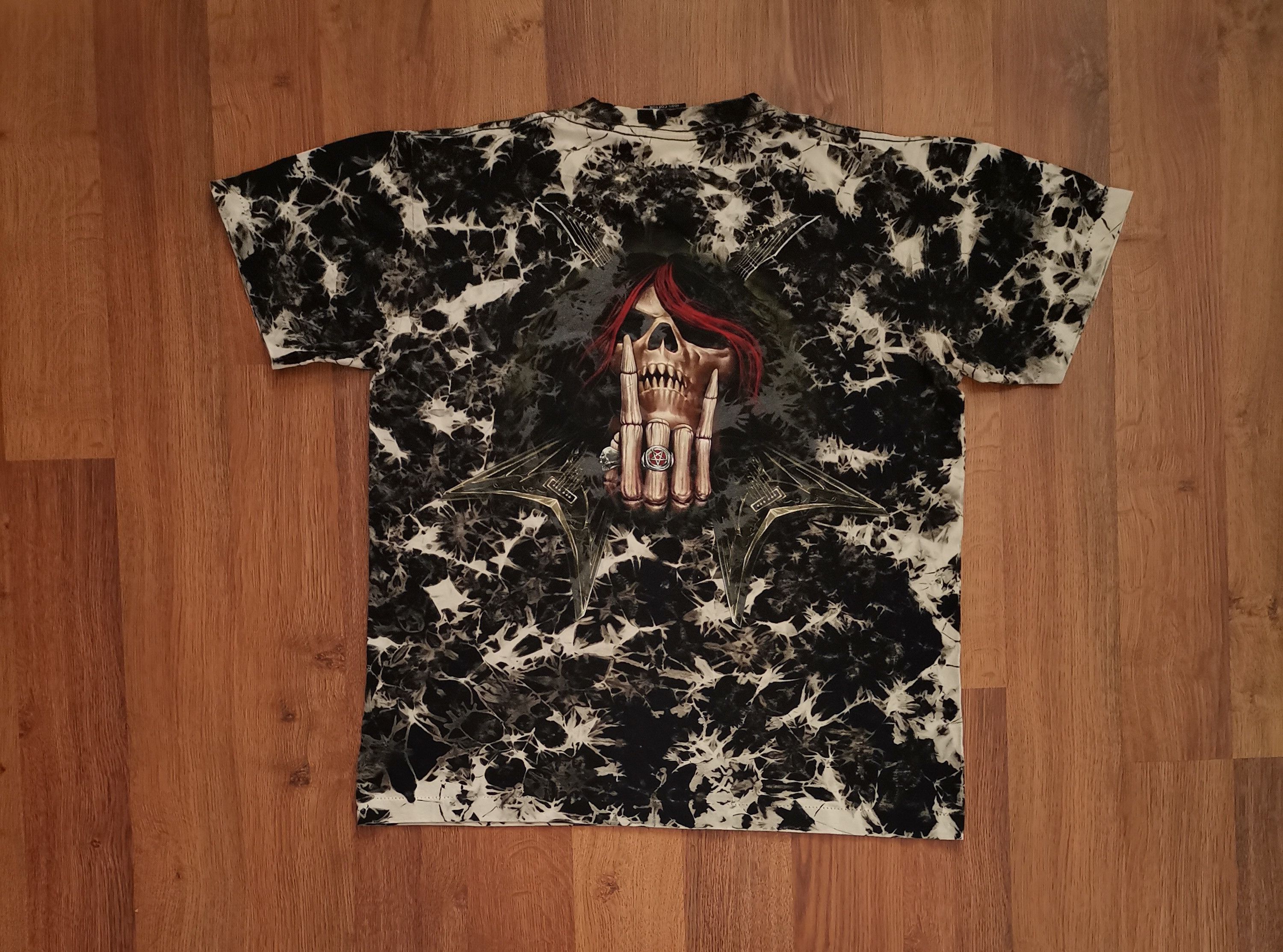 Vintage Vintage Wild Skeleton Rock Tie Dye Tee Size US M / EU 48-50 / 2 - 5 Thumbnail