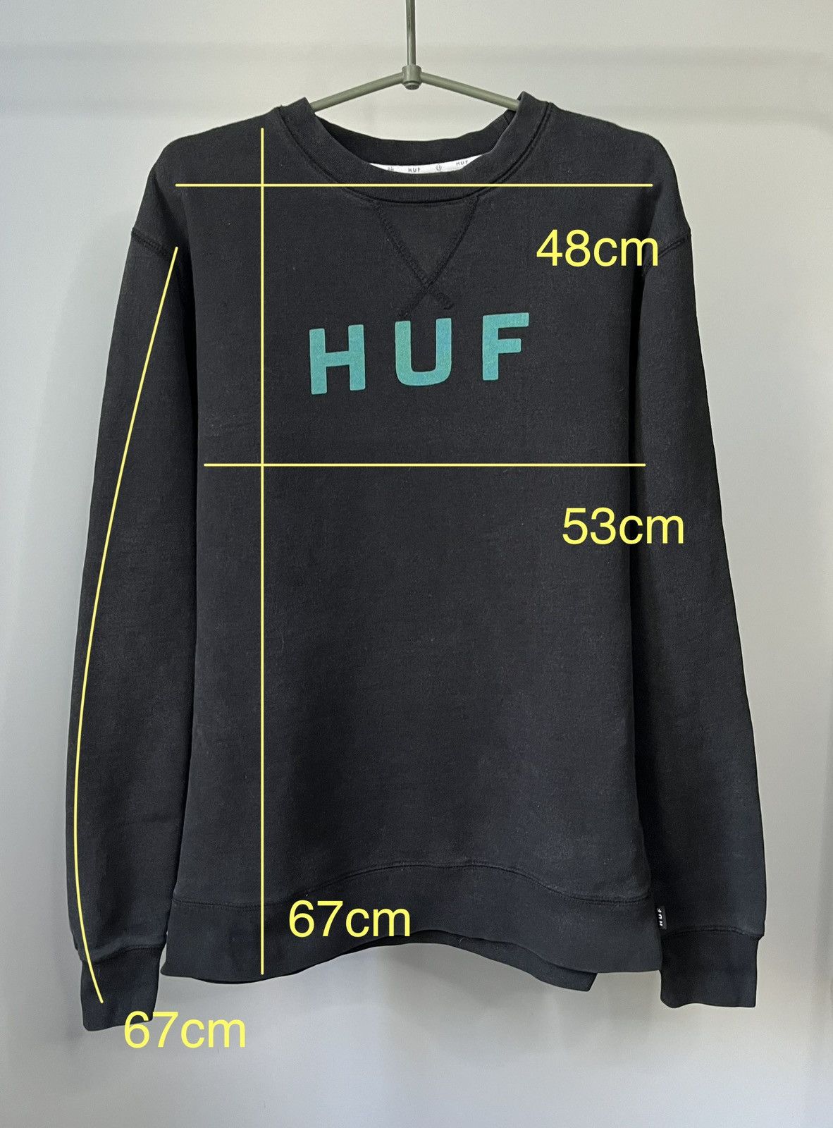 Other HUF ORIGINAL LOGO SWEATSHIRT Men’s Size US S / EU 44-46 / 1 - 9 Thumbnail