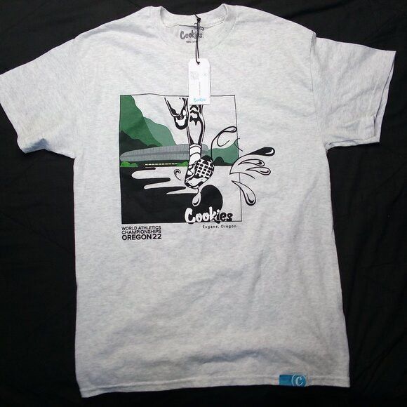Cookies × NCAA NWT Cookies World Athletic Championships Oregon T-Shirt Size US M / EU 48-50 / 2 - 2 Thumbnail