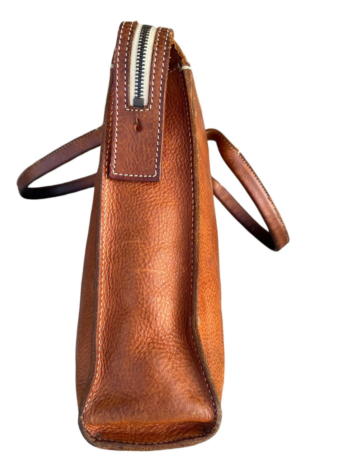 Leather dan Genten Japan Distress Muddy Patina Leather Bag Handle Size ONE SIZE - 15 Thumbnail