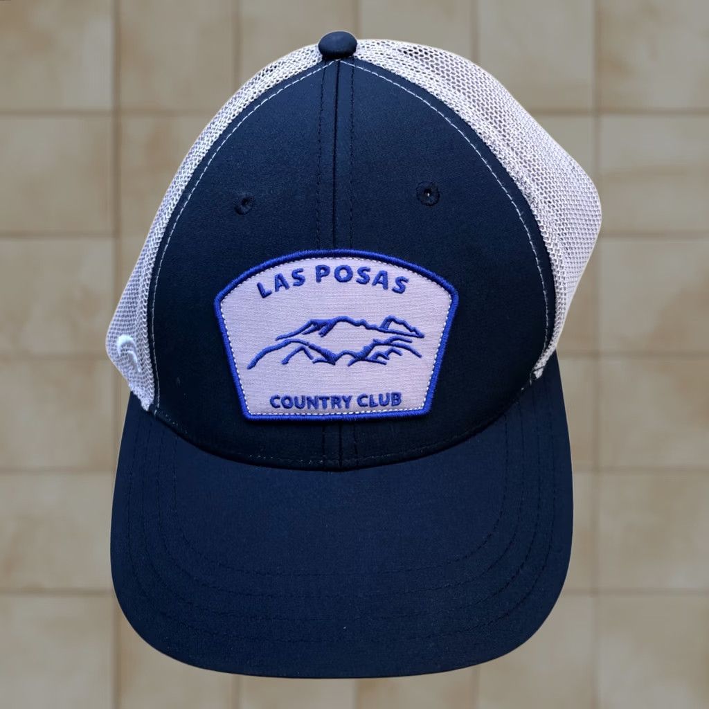 Vintage PUKKA LAS POSAS COUNTRY CLUB Trucker Hat Men's Golf Camarillo Blue Cap Adjustable One Size Cap Blue Size ONE SIZE - 1 Thumbnail