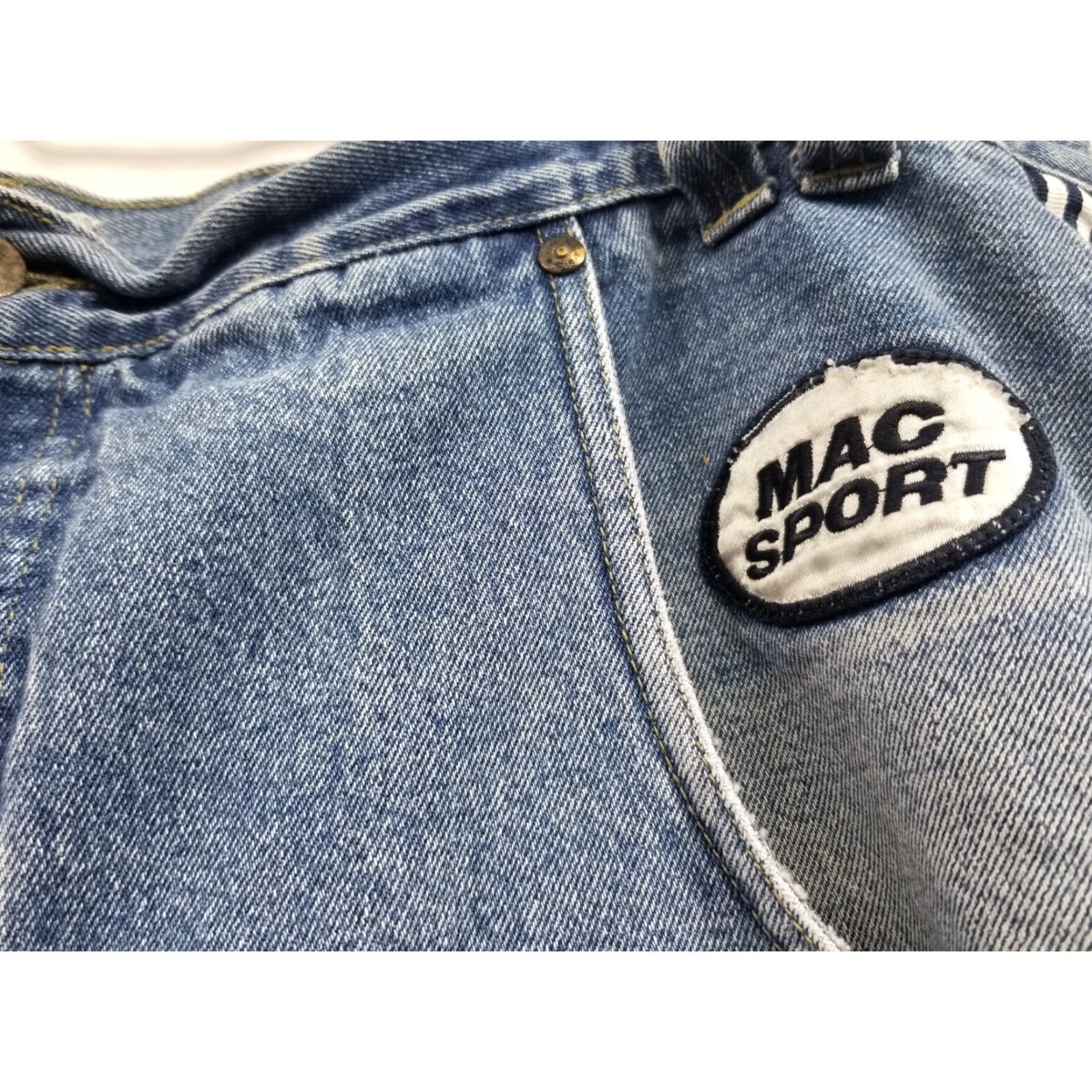 Vintage VINTAGE Mac Sport Jean Shorts Blue Denim Size Men's 46 Size US 30 / EU 46 - 3 Thumbnail