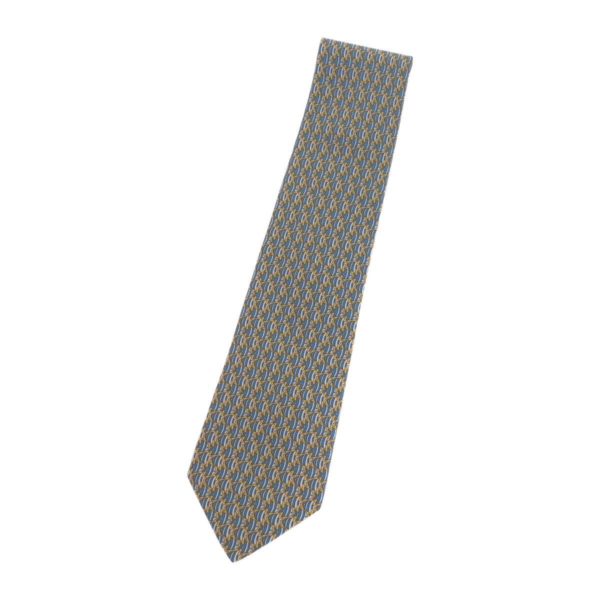 Hermes Hermes Hermes Silk Tie Textile Necktie DUTY FREE for USA Size ONE SIZE - 1 Thumbnail