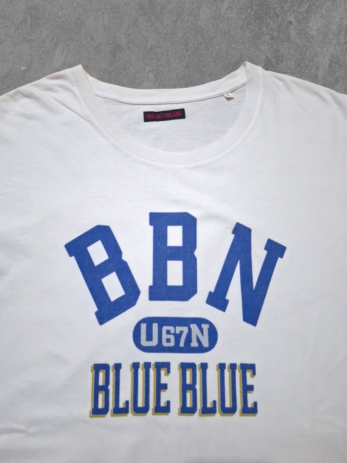 Blue Blue Japan Blue Blue Japan BBN Collegiate Graphic Tee Size US L / EU 52-54 / 3 - 3 Thumbnail