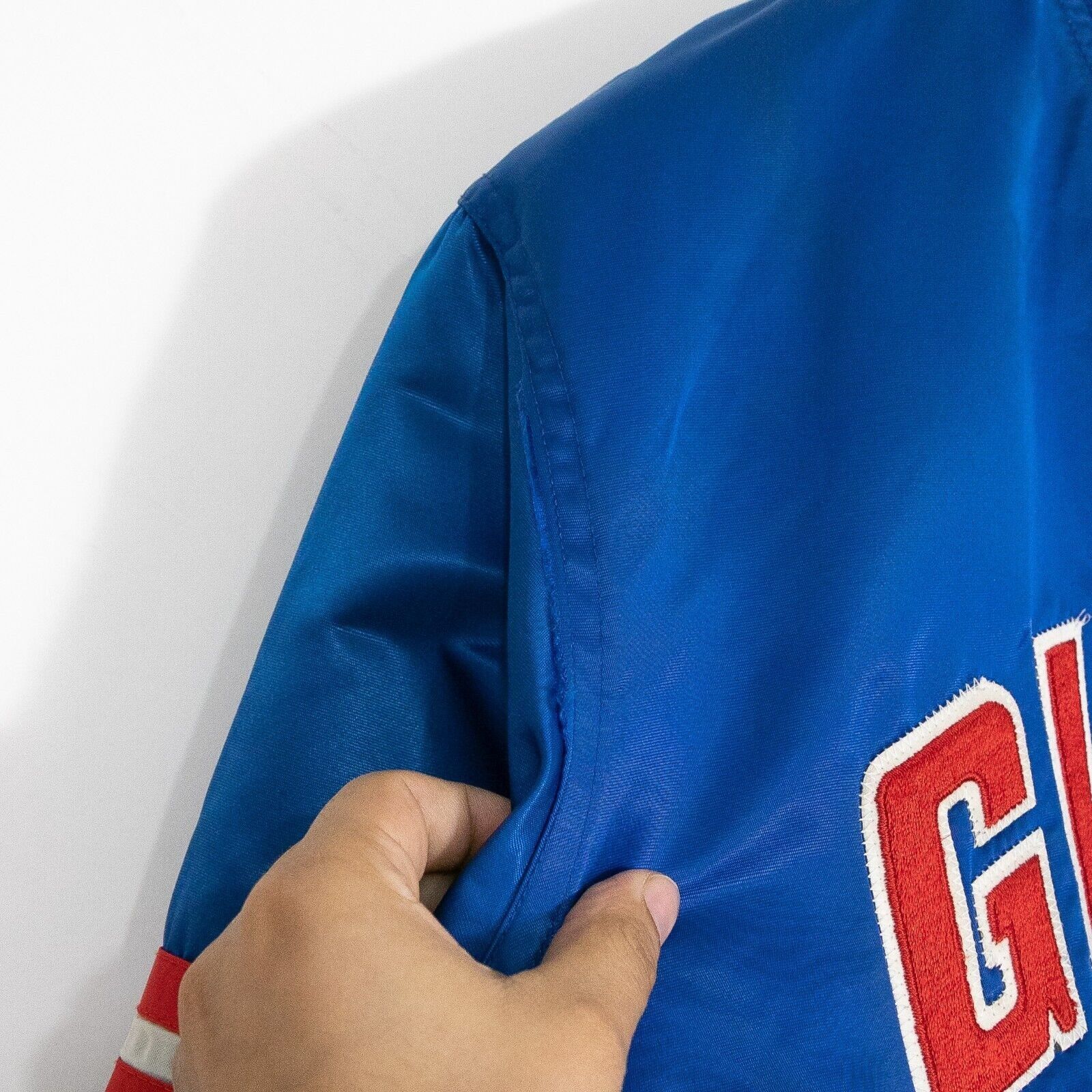 Vintage 90s Starter New York Giants Satin Jacket Mens Medium