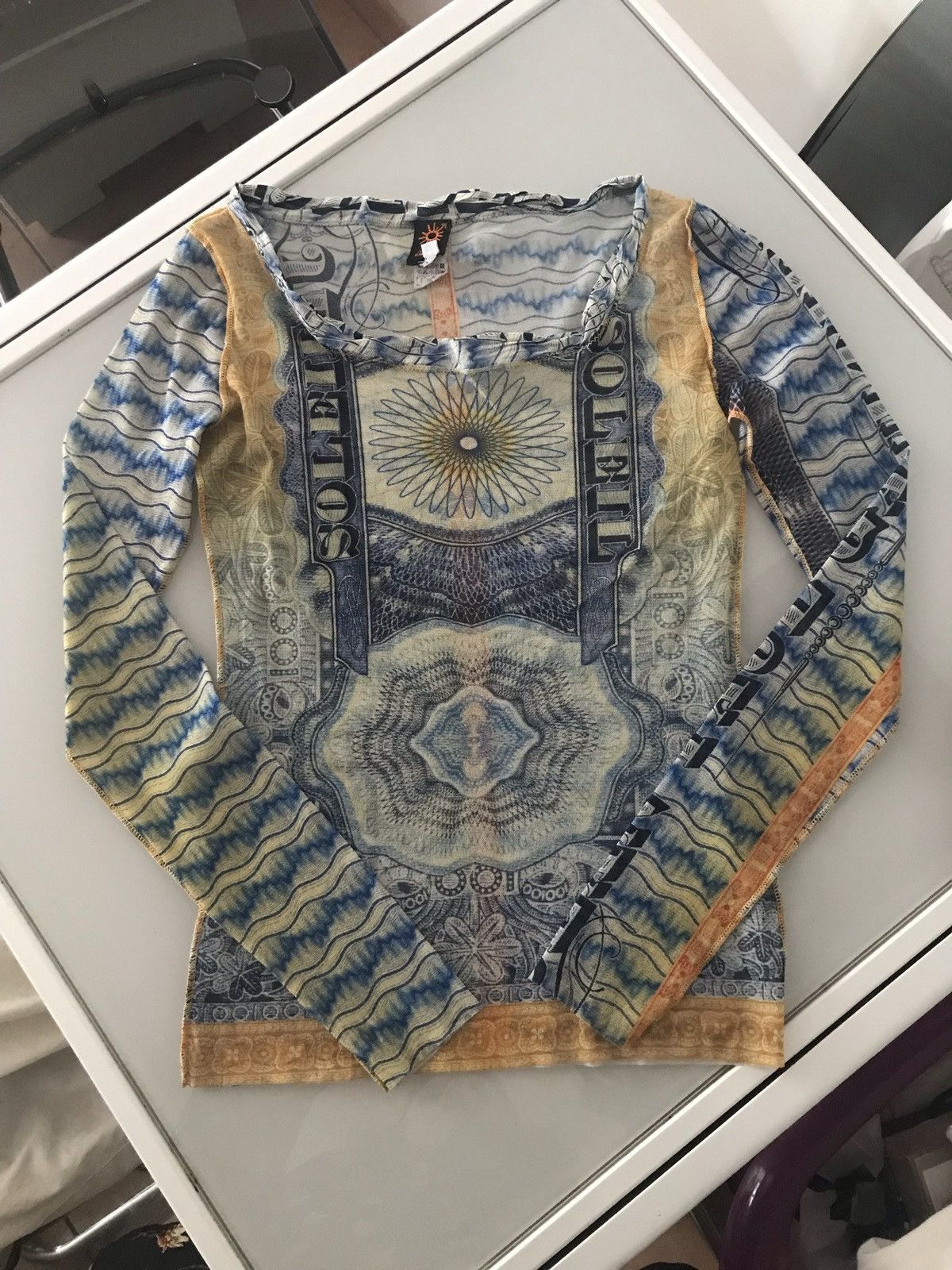 Jean Paul Gaultier Top mesh jean Paul Gaultier soleil vintage Size S / US 4 / IT 40 - 1 Thumbnail