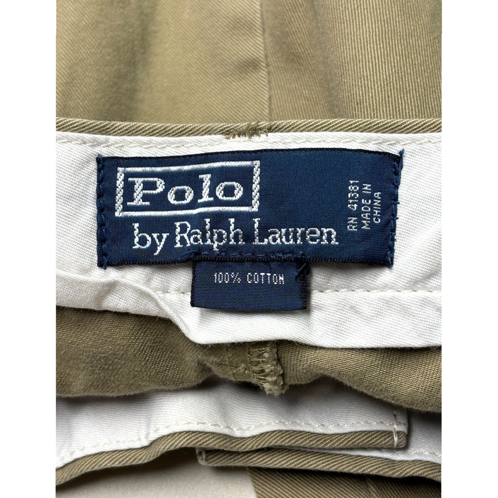 Polo Ralph Lauren VINTAGE Polo Ralph Lauren Mens Classic Chino Pants 38/32 Cotton Khaki Casual Size US M / EU 48-50 / 2 - 5 Thumbnail