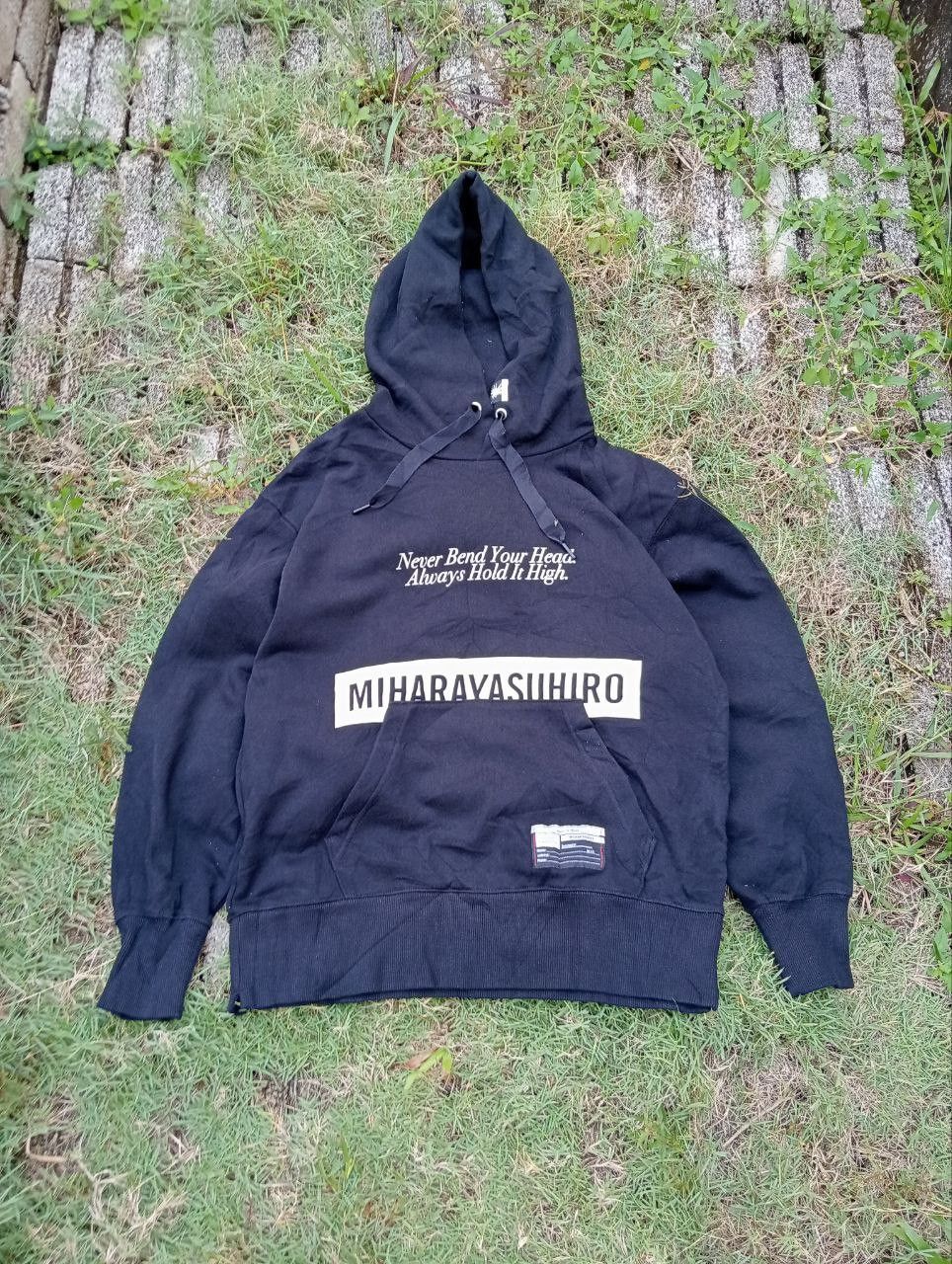 GU × Maison MIHARA YASUHIRO Miharayasuhiro X Gu Japan Spellout Hoodie Size US S / EU 44-46 / 1 - 1 Thumbnail