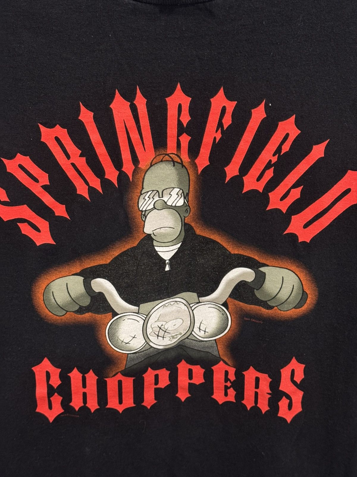 Vintage Vintage The Simpsons Springfield Choppers tee Size XL Size US XL / EU 56 / 4 - 3 Thumbnail