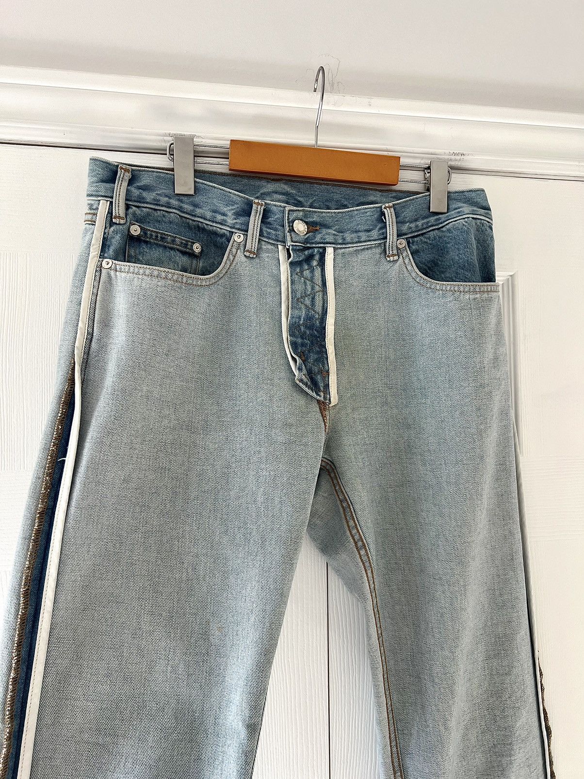Helmut Lang Helmut Lang 1999 Reissue Inside Out Jeans Size US 32 / EU 48 - 1 Thumbnail