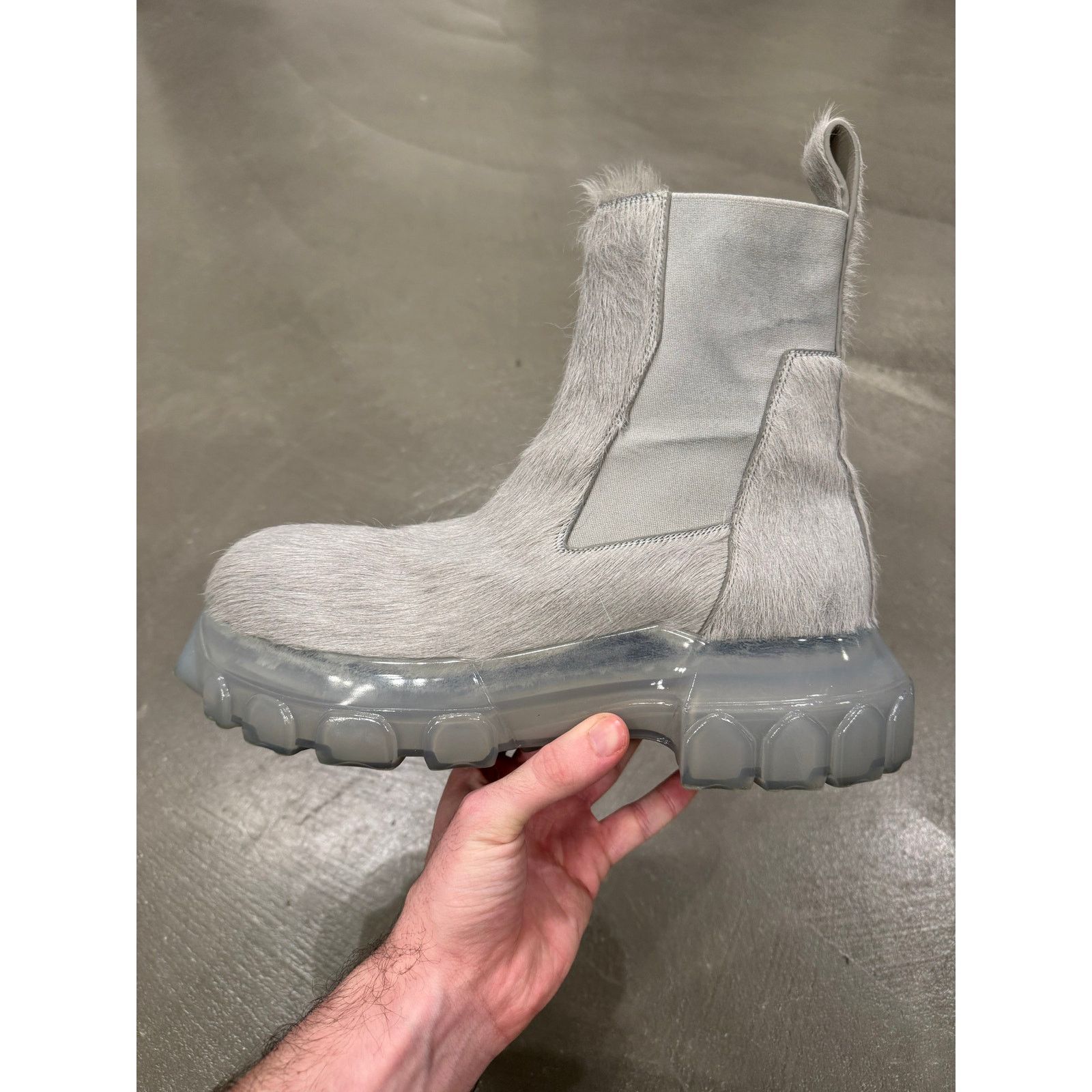 Rick Owens F/W 2021 Rick Owens beatle bozo pony hair boots Size US 11 / IT 41 - 6 Thumbnail