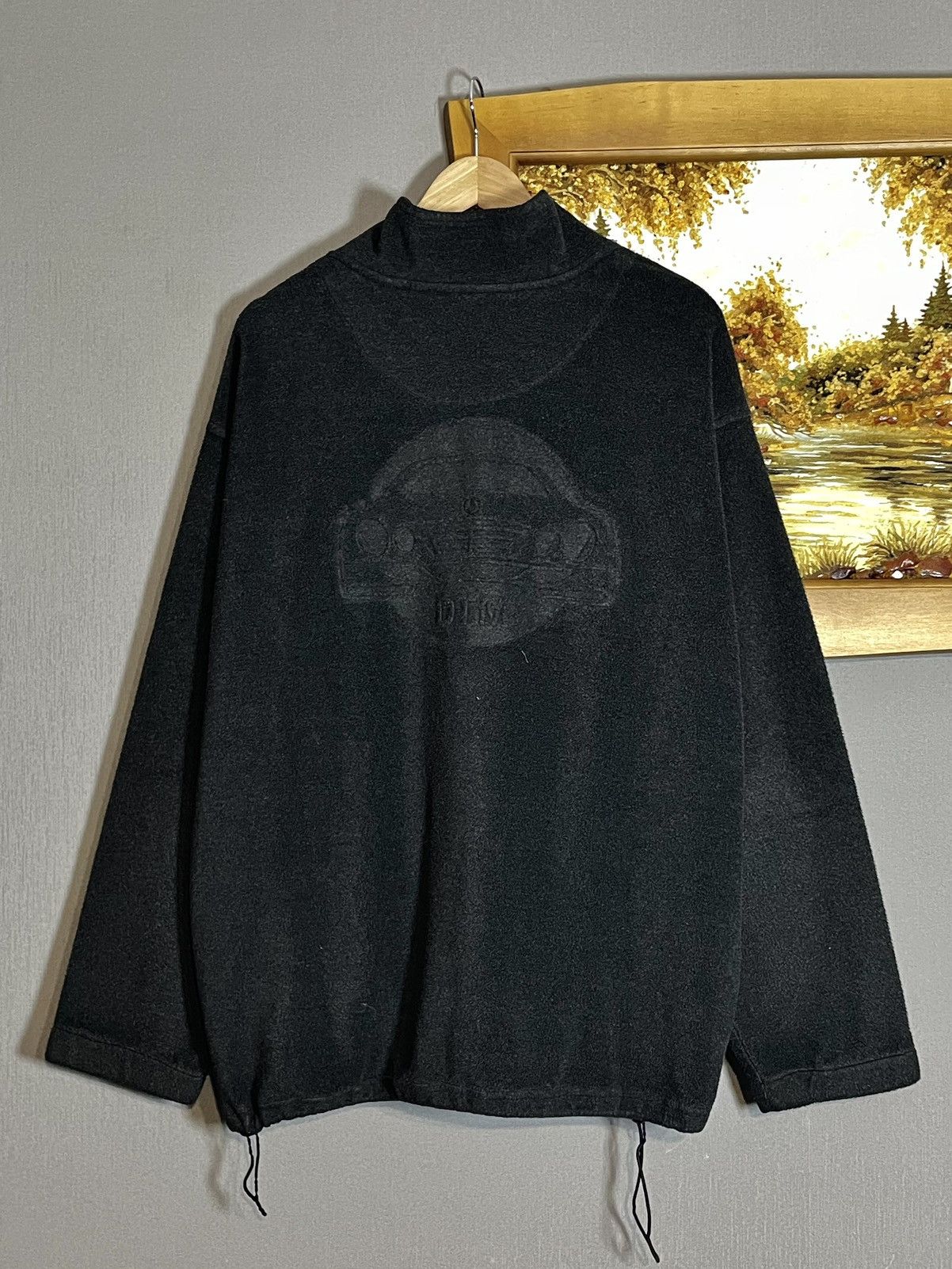 Mercedes-Benz × Vintage Rare 🔥 Mercedes AMG DTM Fleece Big Logo Zip Jacket Ninja Size US XL / EU 56 / 4 - 1 Thumbnail