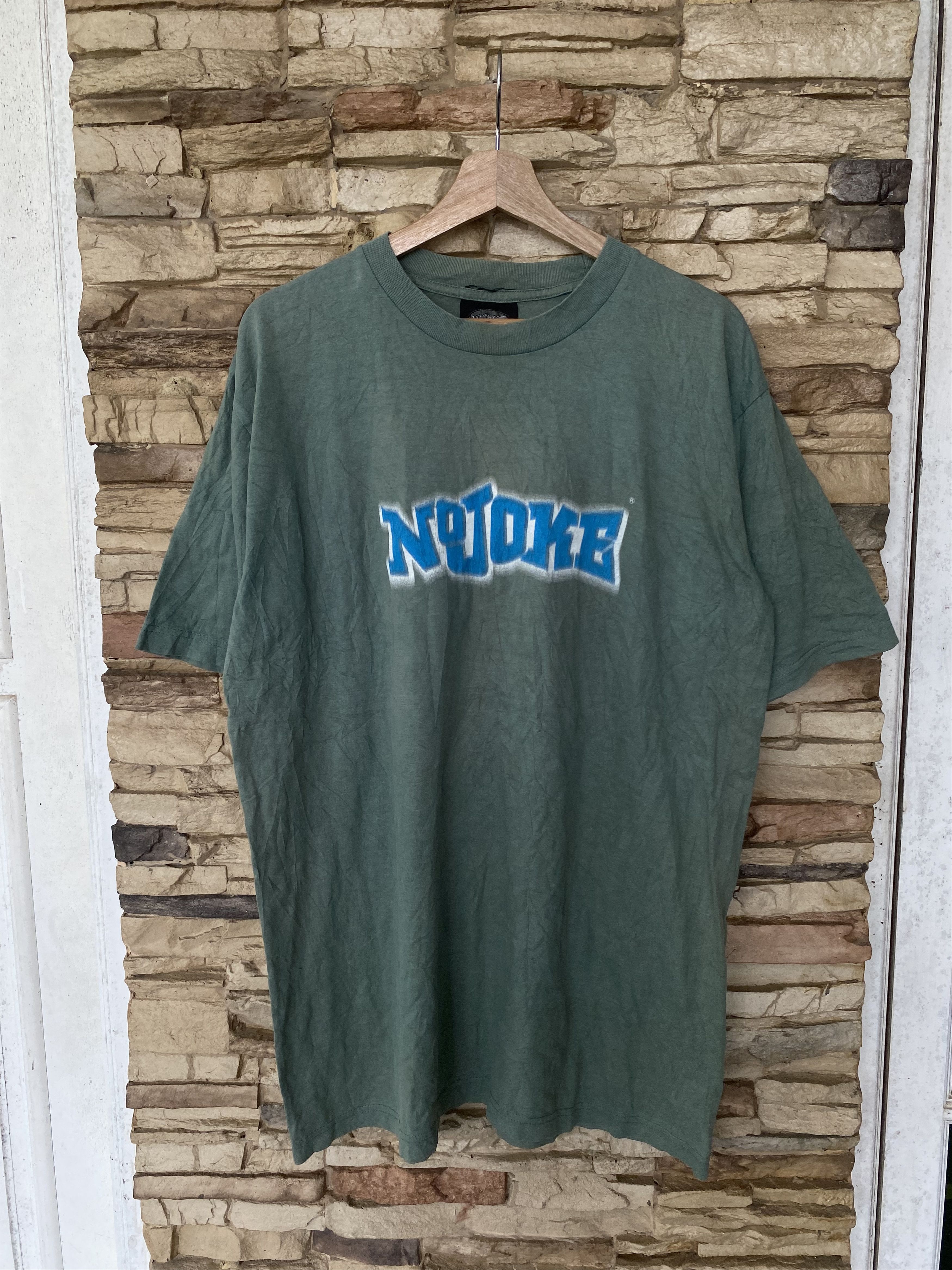Vintage 90s No Joke Skateboarding Vintage Tees Size US L / EU 52-54 / 3 - 1 Thumbnail