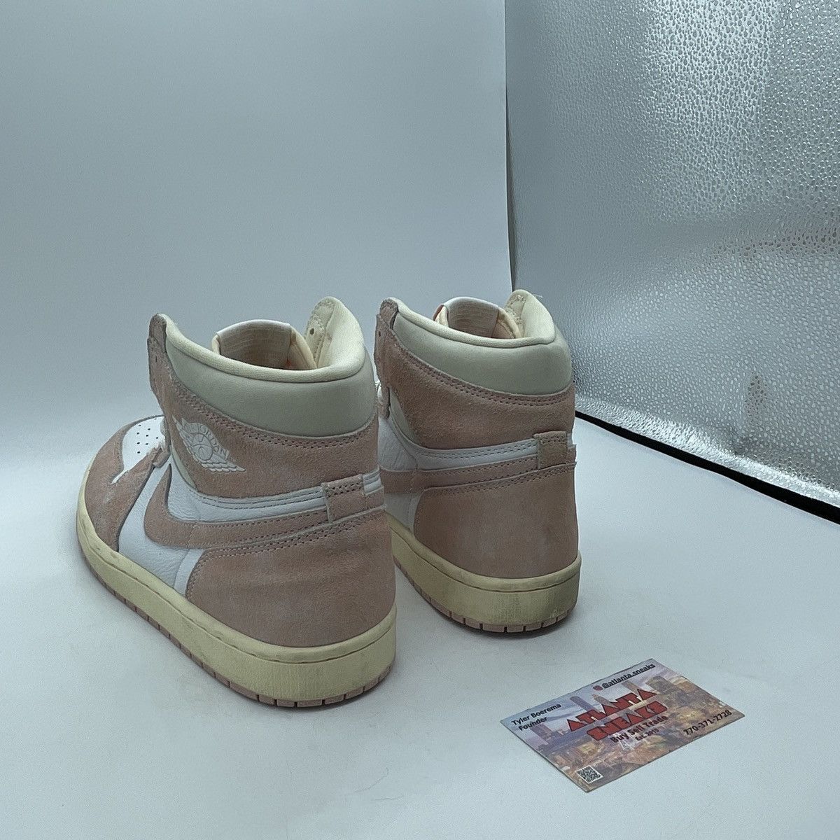 Jordan Brand Wmns air Jordan 1 high washed pink Size US 9.5 / IT 39.5 - 4 Thumbnail