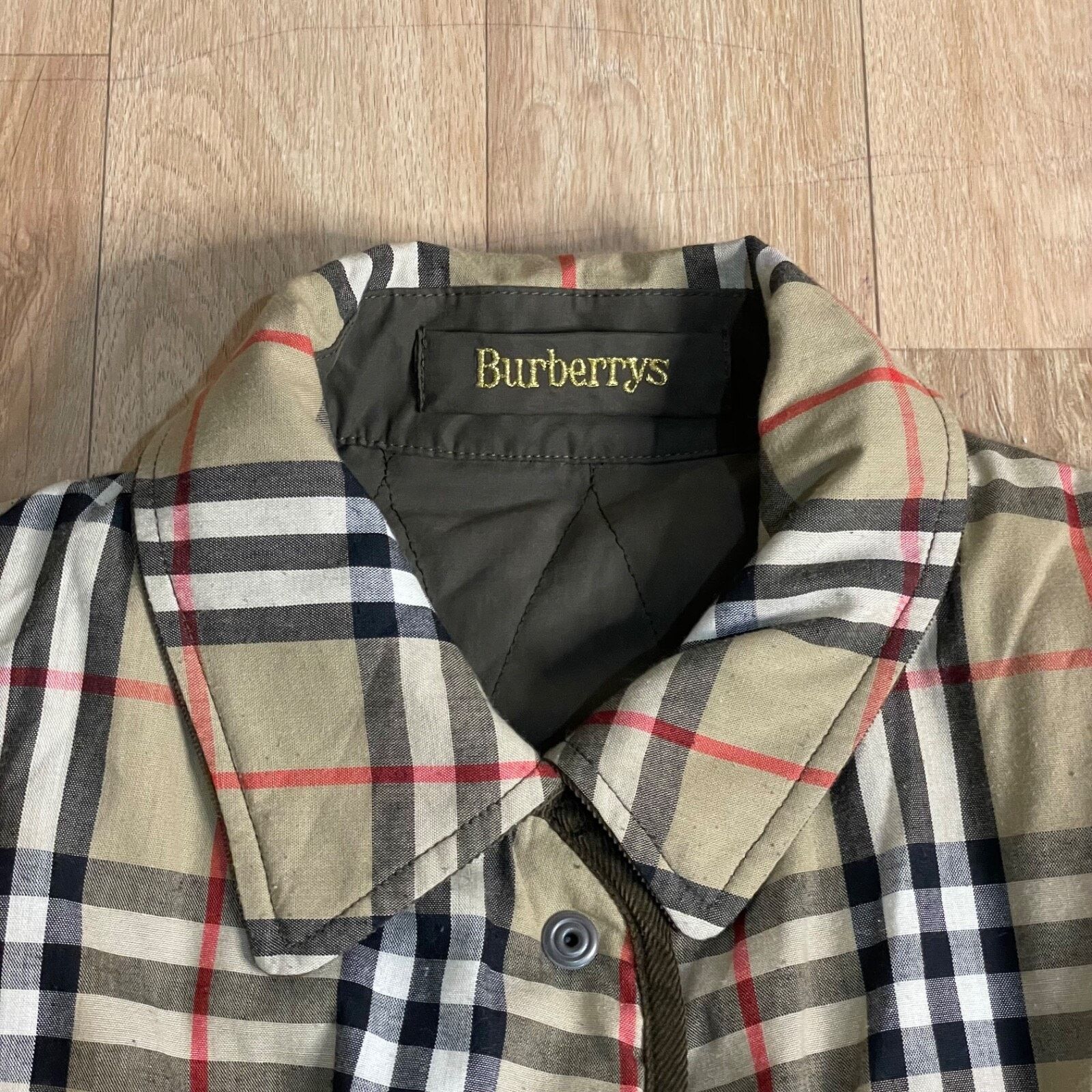 Burberry VINTAGE Burberry Quilted Jacket Nova check Diamond corduroy Size L / US 10 / IT 46 - 8 Thumbnail