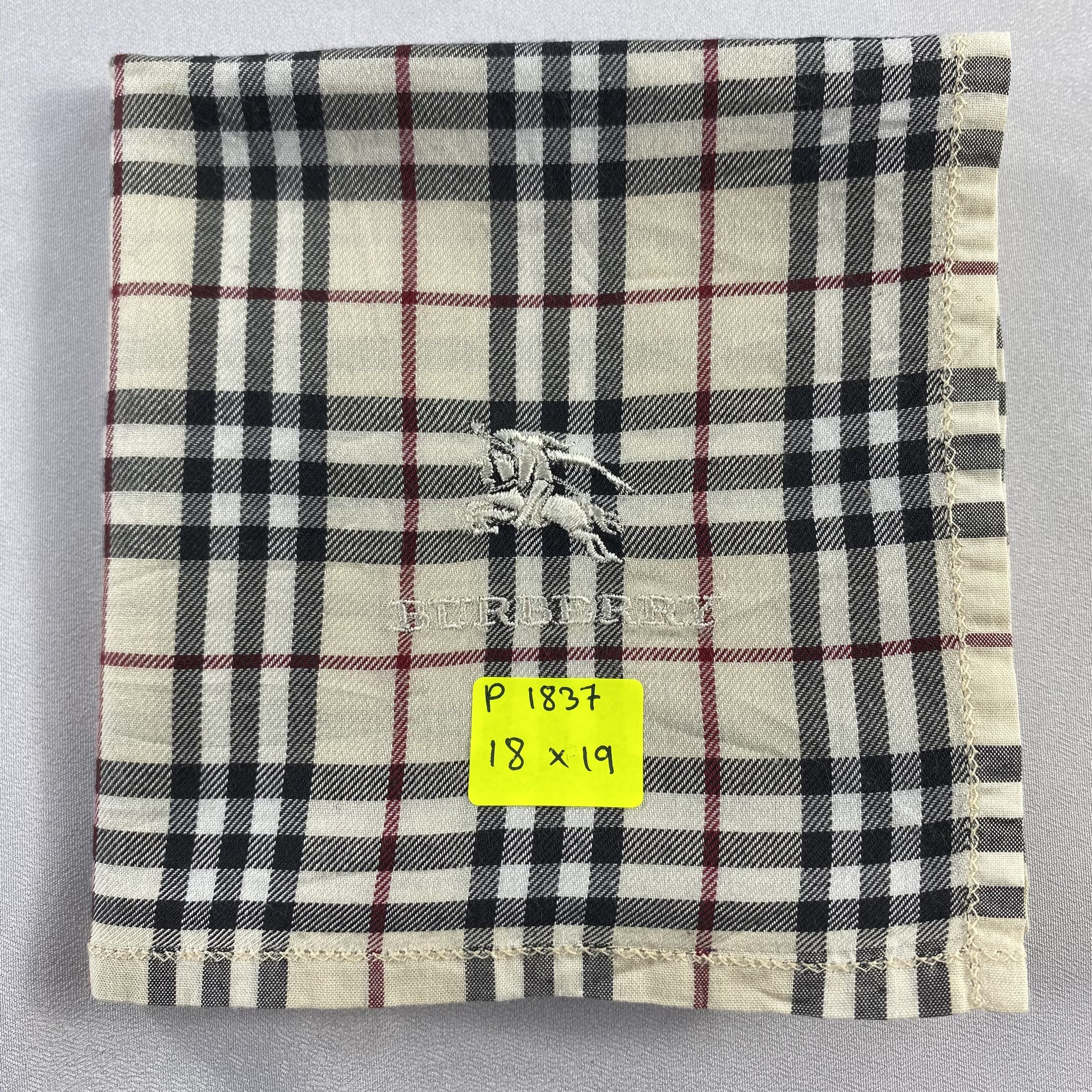 Burberry × Vintage Burberry Handkerchief / Neckerchief / Bandana-P1837 Size ONE SIZE - 7 Thumbnail