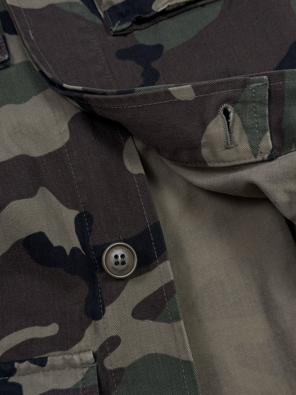 Saint Laurent Paris SS15 MILITARY PARKA Size XXS / US 00 / IT 34 - 8 Thumbnail