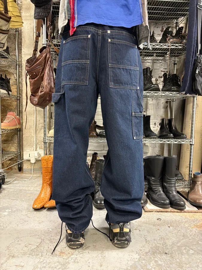 Givenchy SS2024 Givenchy 4G Cargo Denim Brut Carpenter Jeans Size US 32 / EU 48 - 4 Thumbnail