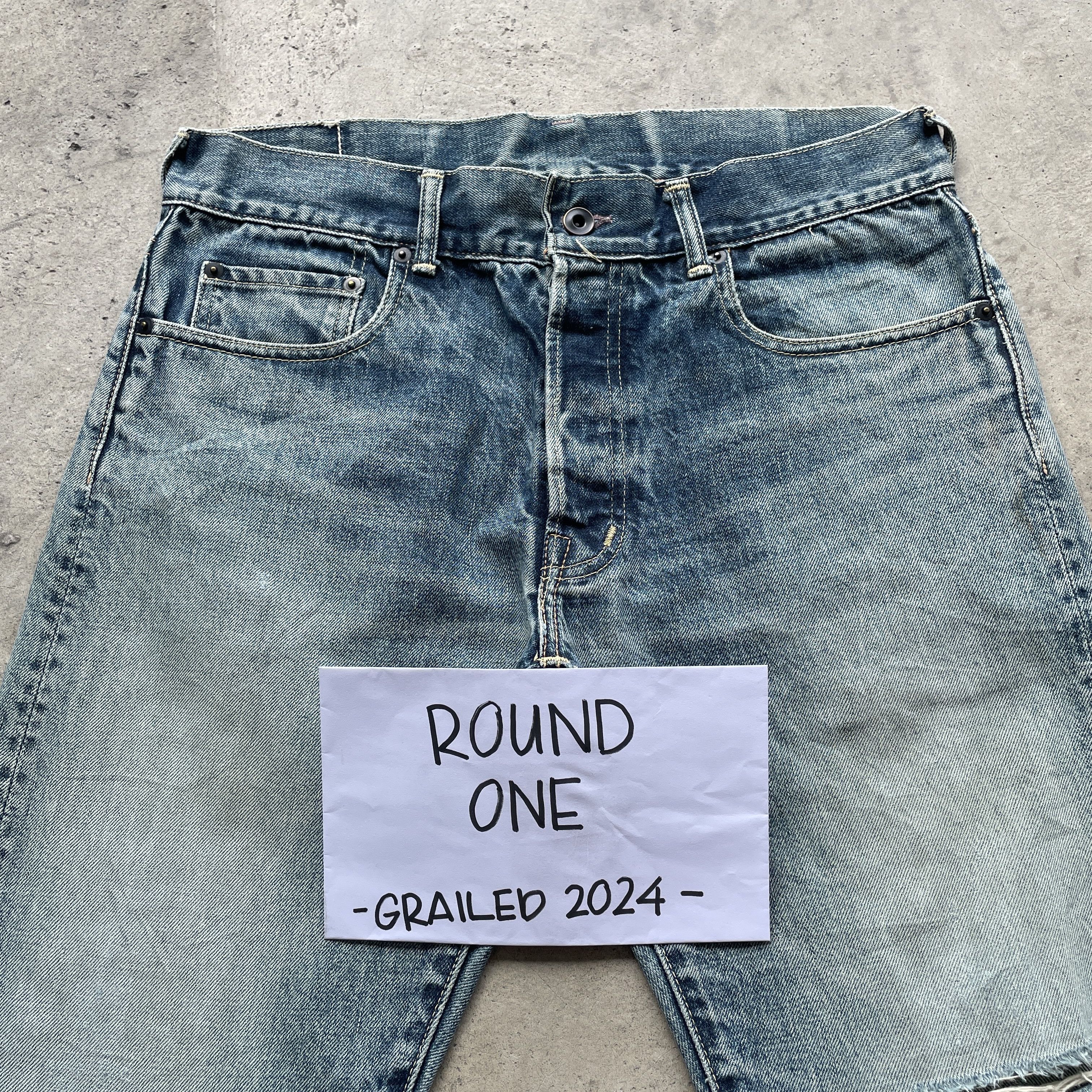 Japanese Brand × Jean Vintage Distressed Beams Japan Jeans Faded Denim Pants Size US 32 / EU 48 - 6 Thumbnail