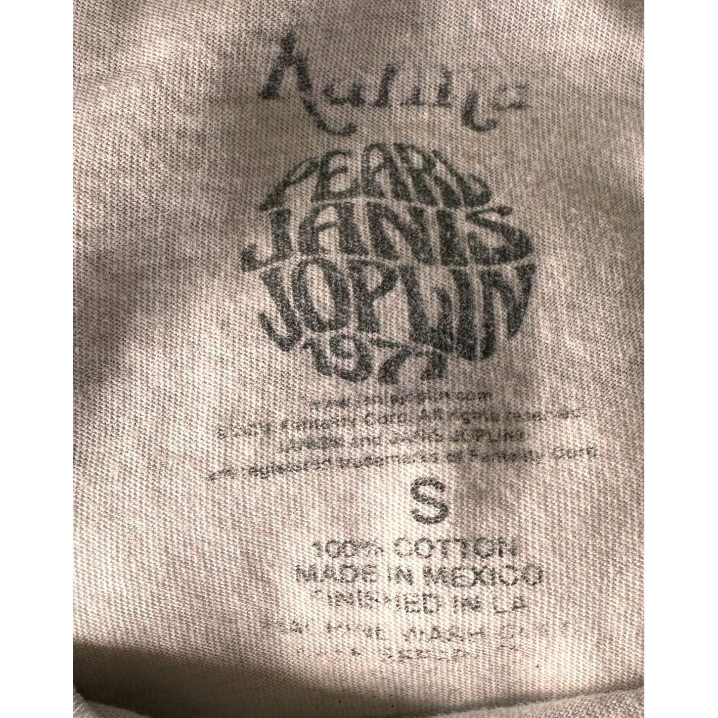 Vintage Janis Joplin T Shirt Small White Recycled Karma Pearl Bobby Size S / US 4 / IT 40 - 10 Thumbnail